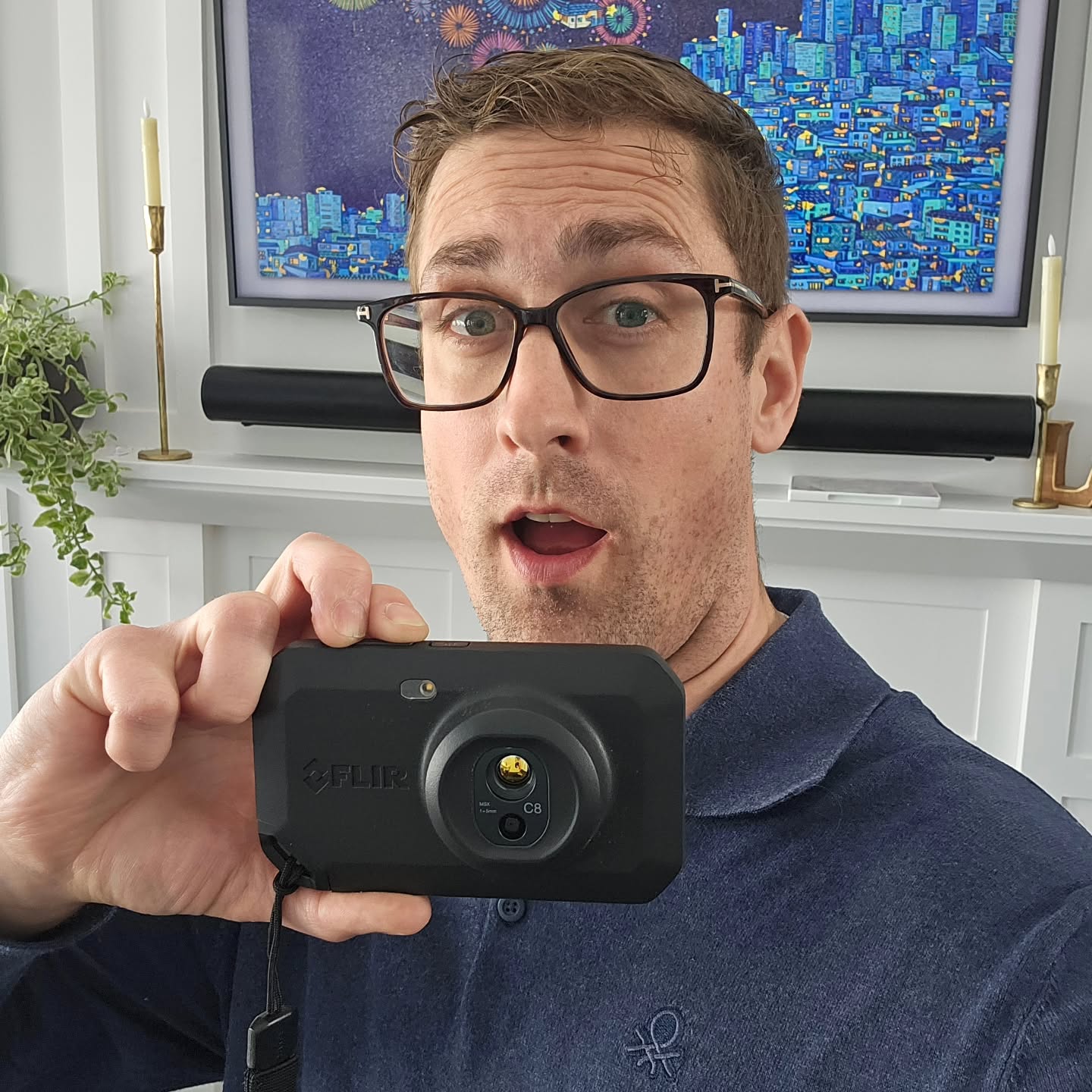 New gadget alert! My thermal camera is here and I am certified to detect hidden issues like lack of insulation, vapor barrier problems, and water leaks!