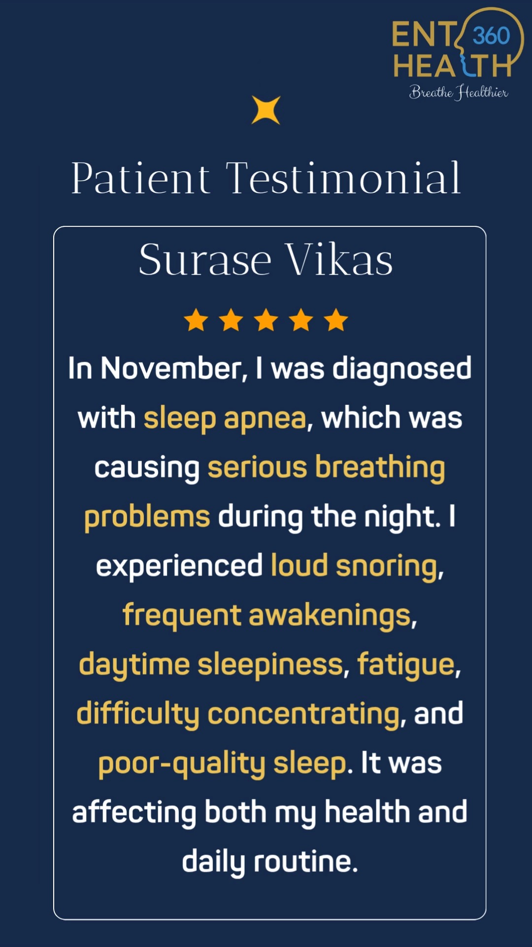 Struggling with loud snoring, poor sleep, or breathing issues at night? You might be dealing with Sleep Apnea – a condition where breathing repeatedly stops during sleep.
It’s not just snoring. If ignored, it can lead to fatigue, poor concentration, low energy, and serious long-term health risks.
Many people across HSR Layout, Koramangala, Sarjapur Road, Bellandur, BTM Layout, and Indiranagar ignore these symptoms, assuming it’s normal. But sleep apnea requires proper diagnosis and treatment by an ENT specialist.
Common symptoms:
• Loud snoring
• Frequent awakenings
• Daytime sleepiness
• Fatigue & low energy
• Difficulty concentrating
⭐ Real Patient Experience
In November, a patient suffering from sleep apnea faced loud snoring, disturbed sleep, fatigue, and poor concentration affecting daily life.
After consulting Dr. Prashanth R. Reddy – ENT Specialist in Bangalore, they felt reassured with a clear diagnosis and detailed explanation. Surgery was recommended as the best solution.
The procedure was successful, and the entire journey – from consultation to post-operative care – was handled with professionalism and care.
✅ Results After Treatment:
✔️ No more snoring
✔️ No breathing issues at night
✔️ Deep, restful sleep
✔️ Improved energy & focus
✔️ Better overall health
“I’m truly grateful to Dr. Prashanth R. Reddy for giving me a better life.”
👨⚕️ Dr. Prashanth R. Reddy
ENT & Endoscopic Sinus Surgeon
Providing advanced sleep apnea treatment in Bangalore, including surgical solutions for patients with chronic snoring and breathing issues.
📍 HSR Layout
🕐 Mon–Sat: 11 AM – 4 PM
📍 Koramangala
🕐 Mon–Sat: 5 PM – 7 PM
🕐 Sun: 11 AM – 1 PM
📞 👉 Whatsapp or Contact: +91 821 788 4802
If you're searching for:
Sleep apnea treatment near me in Bangalore
Snoring treatment in Sarjapur Road or Bellandur
ENT specialist in BTM Layout or Indiranagar
Don’t ignore your symptoms. Early treatment can transform your sleep and health.
#SleepApneaTreatment #ENTDoctorBangalore #SnoringTreatment #HSRLayout #Koramangala