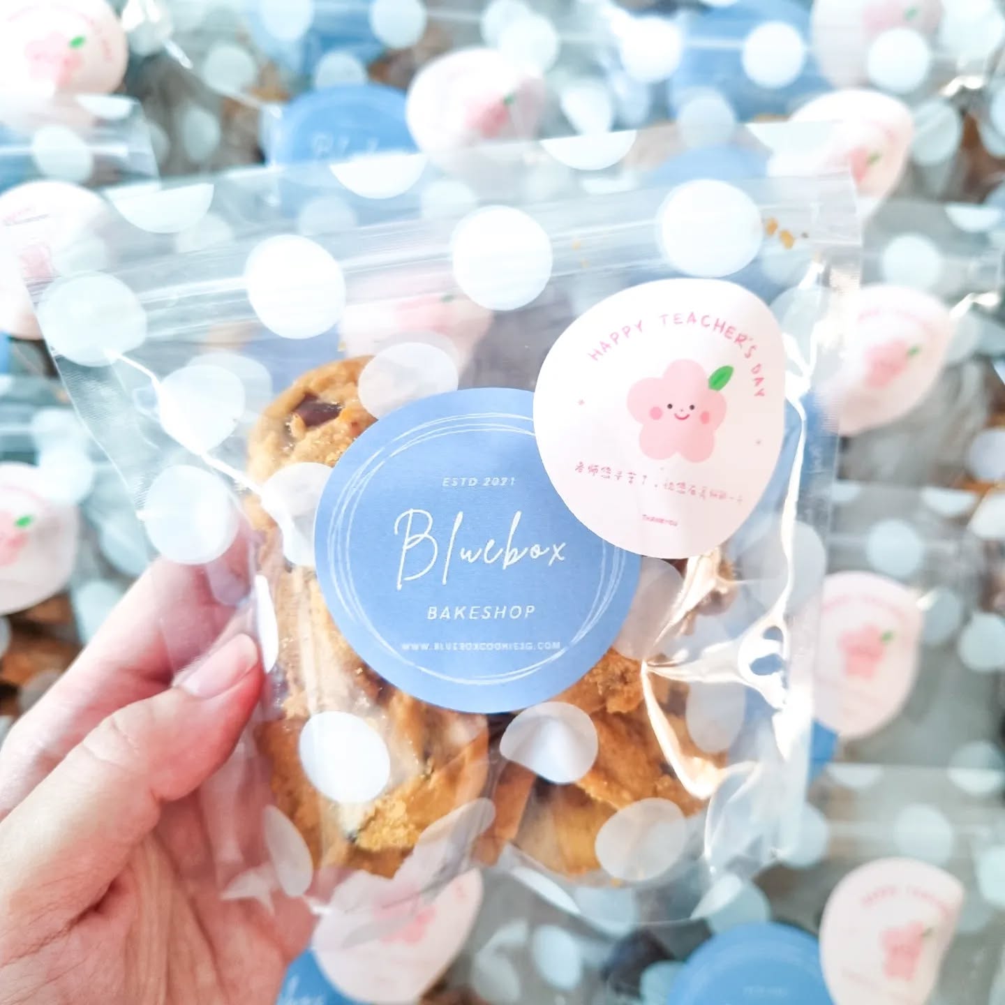 Cookies for every special occasion and festive season. Whether it's your children's birthday party, company launch event, or teacher's day, we got you cookie craving covered!
We provide presentable, affordable, and most importantly, delicious treats for you!
Come get your cookies from us now!