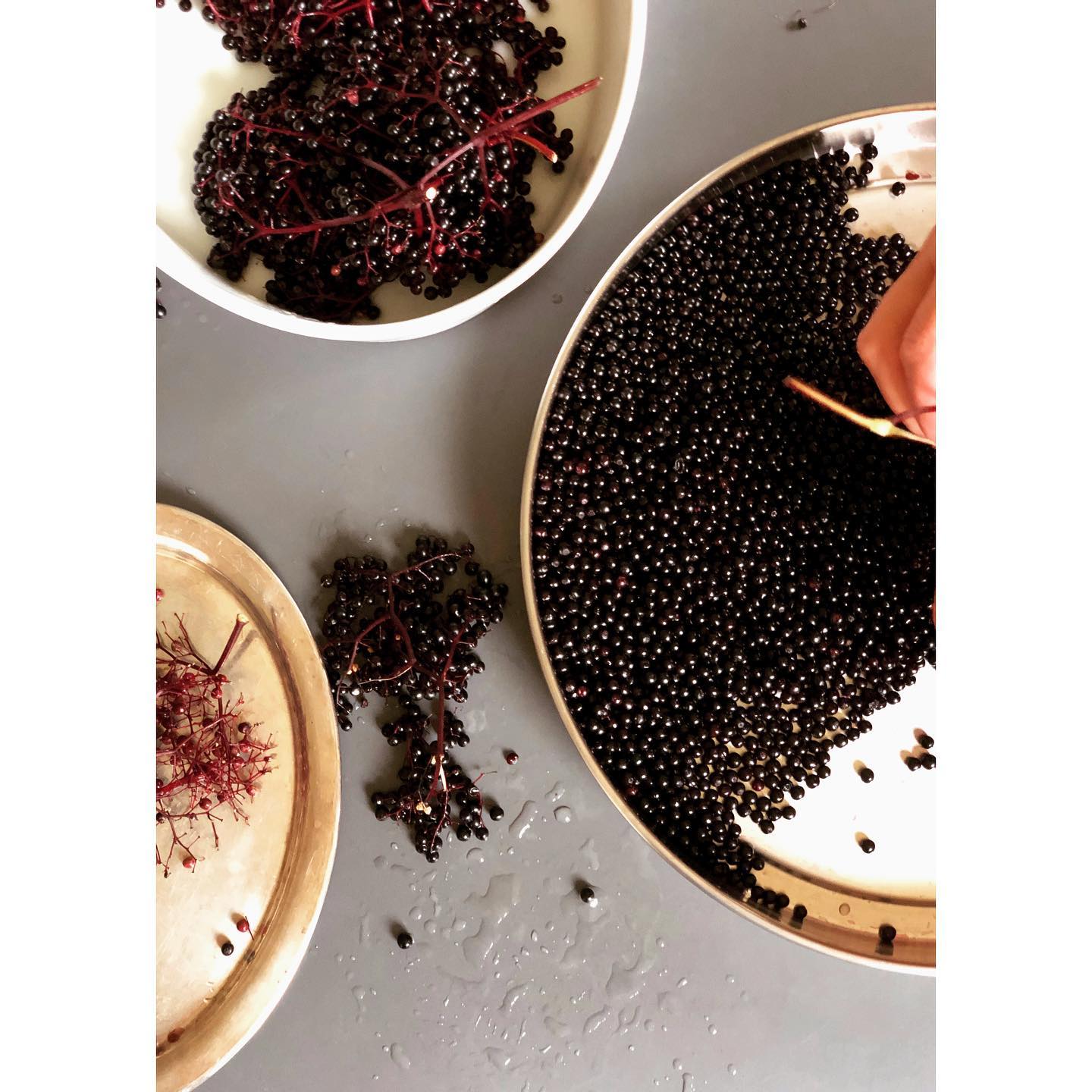 House caviar - family affair ;-)
#elderberries #holunder #konfi #familyaffair #specialrequest #preserve #lowsugar #organic #seasonal #makingrealthings #coloursarebeautiful #manufaktur #primalacucina