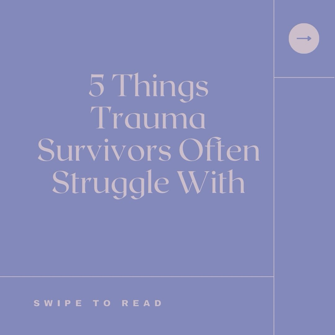 5 Things Trauma Survivors Often Struggle With
Trauma doesn’t just impact a moment in time — it can affect how we feel, think, and relate to others long after the event has passed.
Many trauma survivors struggle with things like trusting others, feeling emotionally safe, setting boundaries, or quieting the voice of self-blame.
These responses aren’t signs of weakness.
They are often the brain’s attempt to protect you after experiencing something overwhelming.
The good news is that healing is possible.
Through therapy, many people learn how to:
• regulate their emotions
• rebuild trust in relationships
• reduce trauma triggers
• and reconnect with themselves again.
If you’ve been carrying the weight of trauma, you don’t have to do it alone.
Our team specializes in helping individuals heal from trauma and regain a sense of safety and control in their lives.
Book your consultation today using the link in our bio.
— The Guiding Hope Counseling & Consulting Team