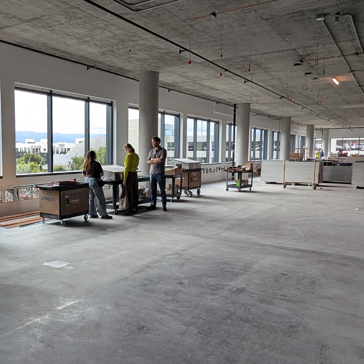 Big things are happening! 🚧 Our new San Jose headquarters is officially under construction!
We worked in collaboration with AP+I to create a dynamic space designed to be a personalized, immersive, hospitality-inspired environment which celebrates relationships and showcases our brand's identity. Our team had the opportunity to tour the progress on-site last week.
We can’t wait to share what’s coming next!
@apidesign_