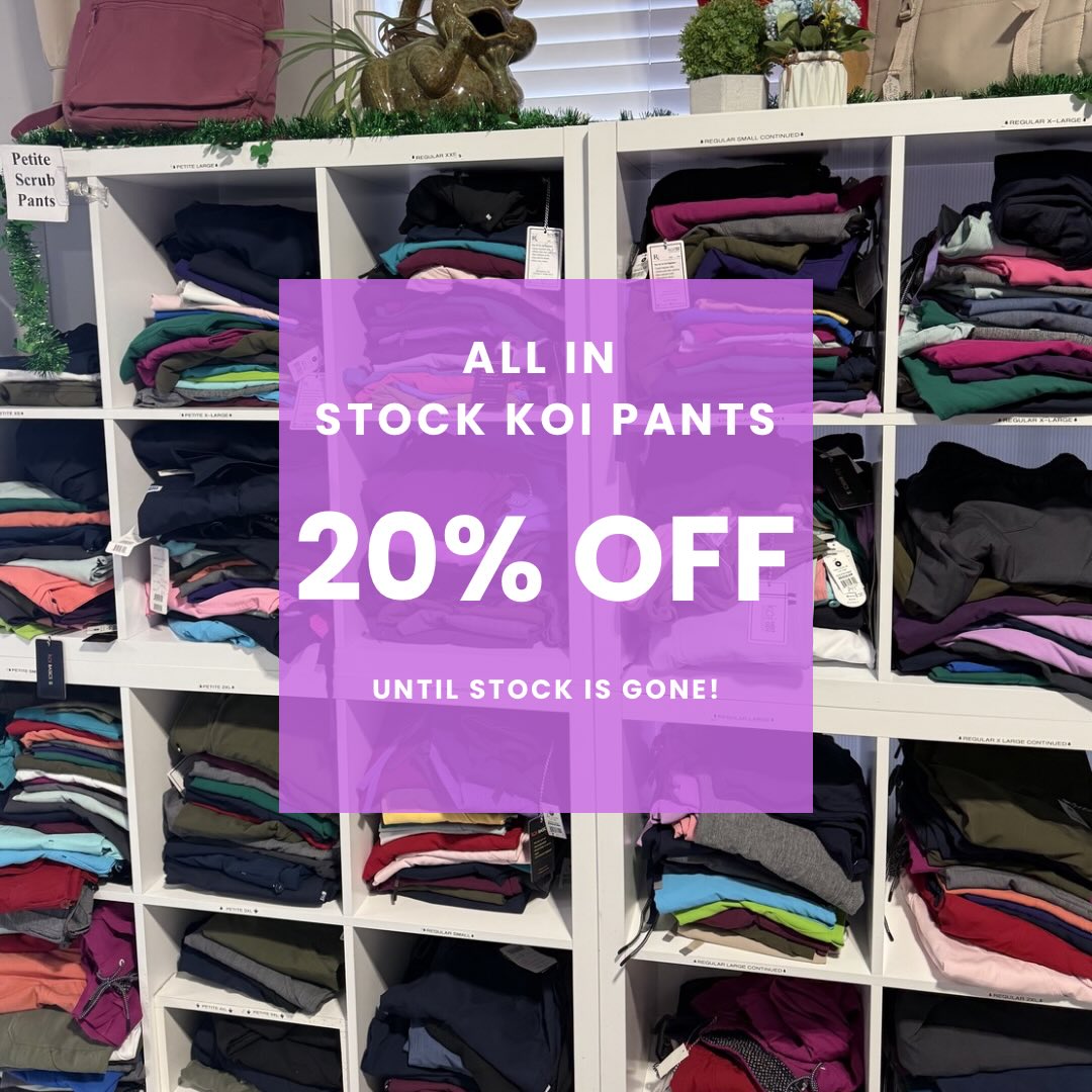 Come and get em!!
#scrubs #koiscrubs #healthcareworkers #kawarthalakes