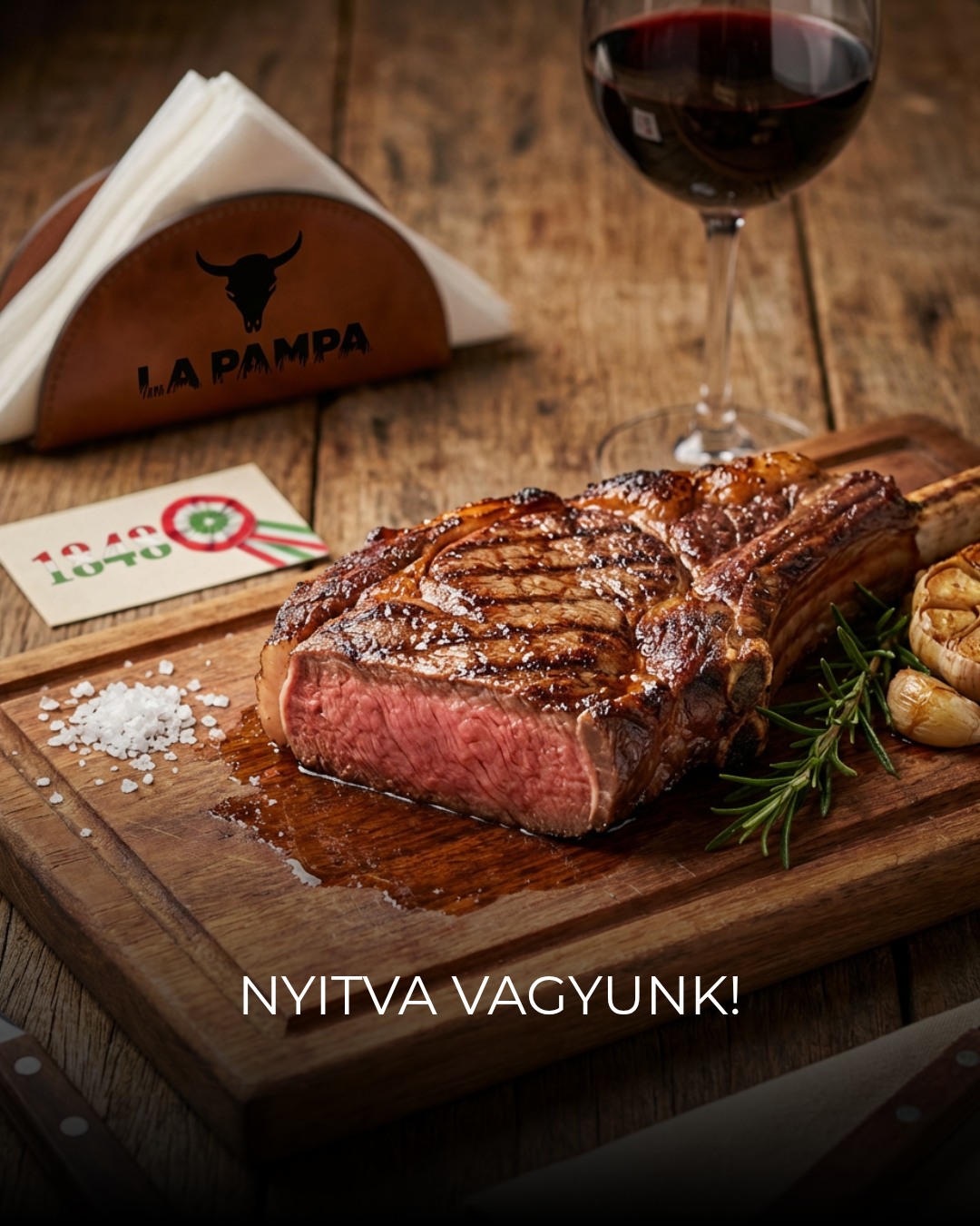A nemzeti ünnepen és a hosszú hétvégén is a megszokott nyitvatartással, 12:00 és 23:00 között várunk, hogy együtt ünnepelhessünk egy páratlan gasztronómiai utazással.
Foglalj asztalt még ma, és koronázd meg a napot egy kivételes vacsorával!
👉 https://www.lapampa.hu
#LaPampa #Steakhouse #Marcius15 #Budapest #Gasztronomia