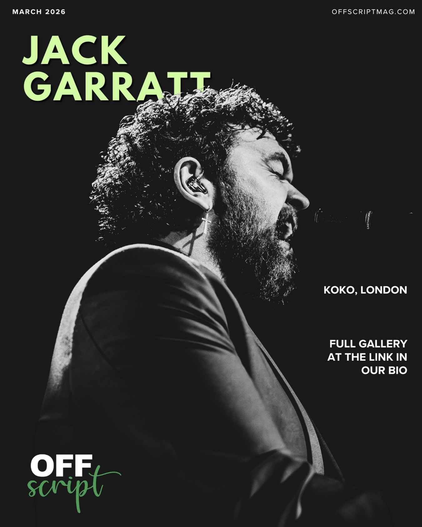 @jackgarratt at @kokocamden 🎸✨
Link to full gallery in our bio 🔗
📸 @hotcrossbrun
——————————————————
#jackgarrett #concertphotography #musicphotographer #musicmagazine #musicpublication