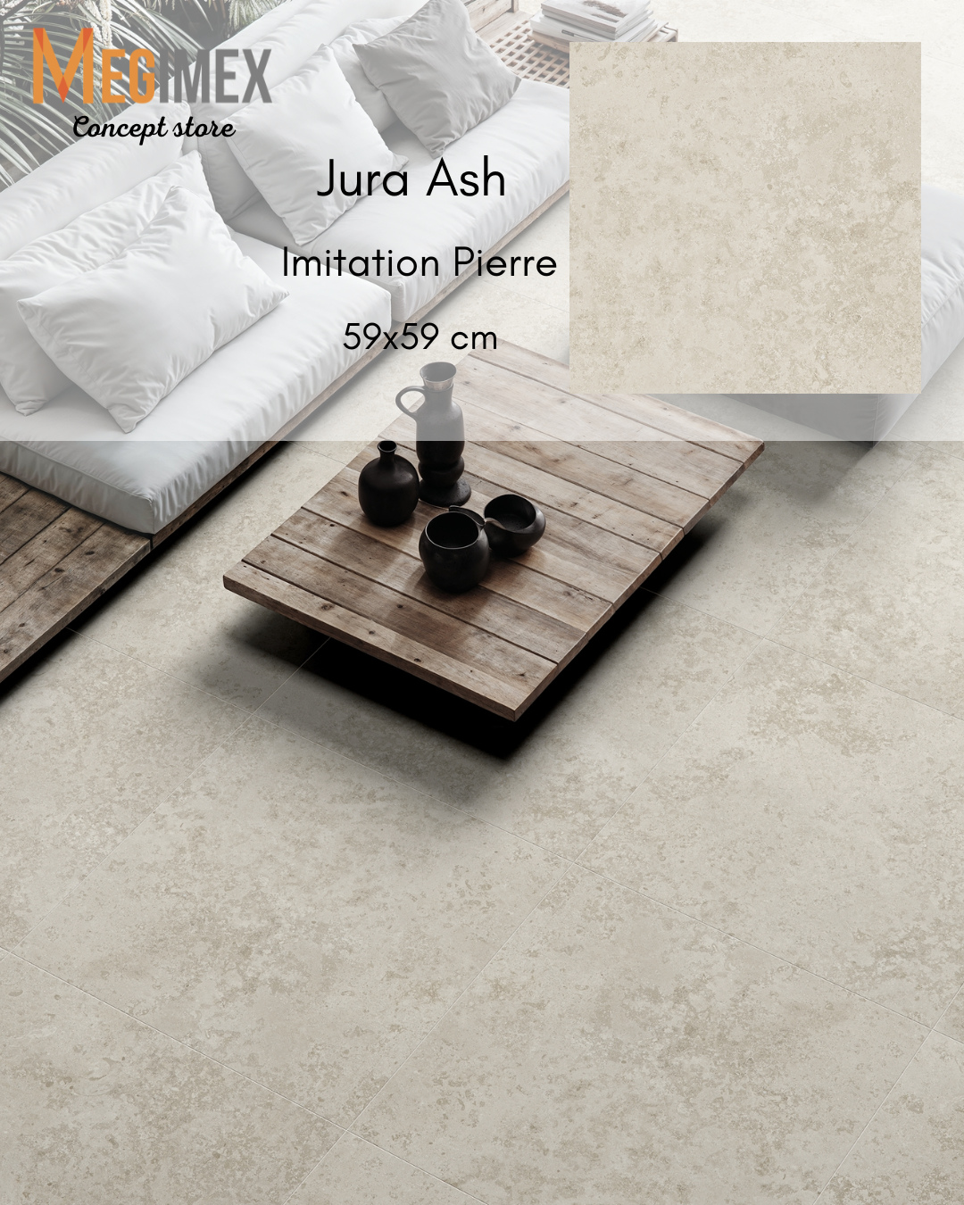 Découvrez le nouveau carrelage Jura Ash et Jura Beige
Imitation pierre, aux teintes gris clair et beige clair, avec des nuances naturelles.
Format 59x59 cm, parfait pour un rendu moderne, lumineux et intemporel.
Disponible au showroom situé à Sainte-Marie d'Arles, Le Moule.
#Guadeloupe#Showroom#CarrelageIntérrieur#Faïence#Construction
#Rénovation#Aménagement#DesignIntérieure#ImitationPierre#Moderne