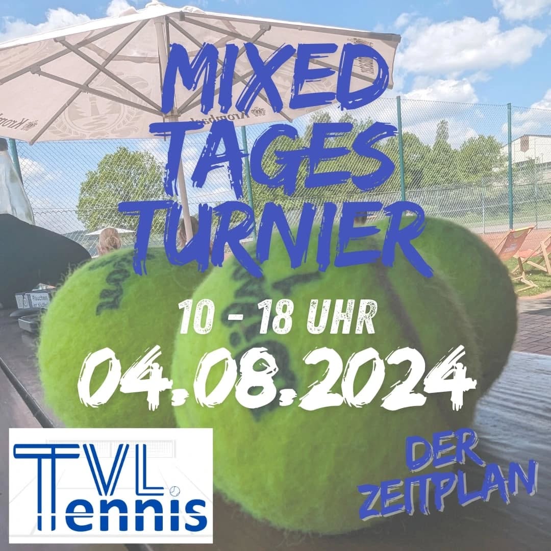 Morgen beginnt das 2. Mixed Doppel Tages-Turnier in Littfeld. 15 Paarungen spielen im Spiralsystem gegeneinander. Die beste Paarung (Feline Müller, LK 6 und Erik Süßmann, LK 10,5) hat eine LK von 8,25. Die zweitbeste Paarung (Dennis Holzhauer und Pina Rustige) ist mit 8,4 nur knapp dahinter.
Von 10 Uhr bis ca. 18 Uhr laufen hochklassige und spannende Matches. Insgesamt nehmen 9 1/2 Littfelder Spieler teil (Enno wird halb gerechnet, da er für Siegen startet, aber bei uns in der Herren spielt 😀)
Beste Herren LK hat Leon Zill mit LK 3,8 und beste Damen LK Feline Müller mit LK 6.
Es gibt morgen Leckeres vom Grill sowie Kaffee oder Kaltgetränke. Kommt gerne vorbei und schaut den Spielerinnen und Spielern beim Spielen zu. Wir freuen uns auf faire und coole Spiele, die Atmosphäre neben dem Platz sowie begeisterte Zuschauer. Daumen drücken wir natürlich speziell für unsere Littfelder 👌👍
#tvlittfeldtennis #tvlittfeld #tennis #tennisturnier #wtv #wtvsüdwestfalen #mixeddoppel #mixed #fairespiele #tennisinlittfeld #sport