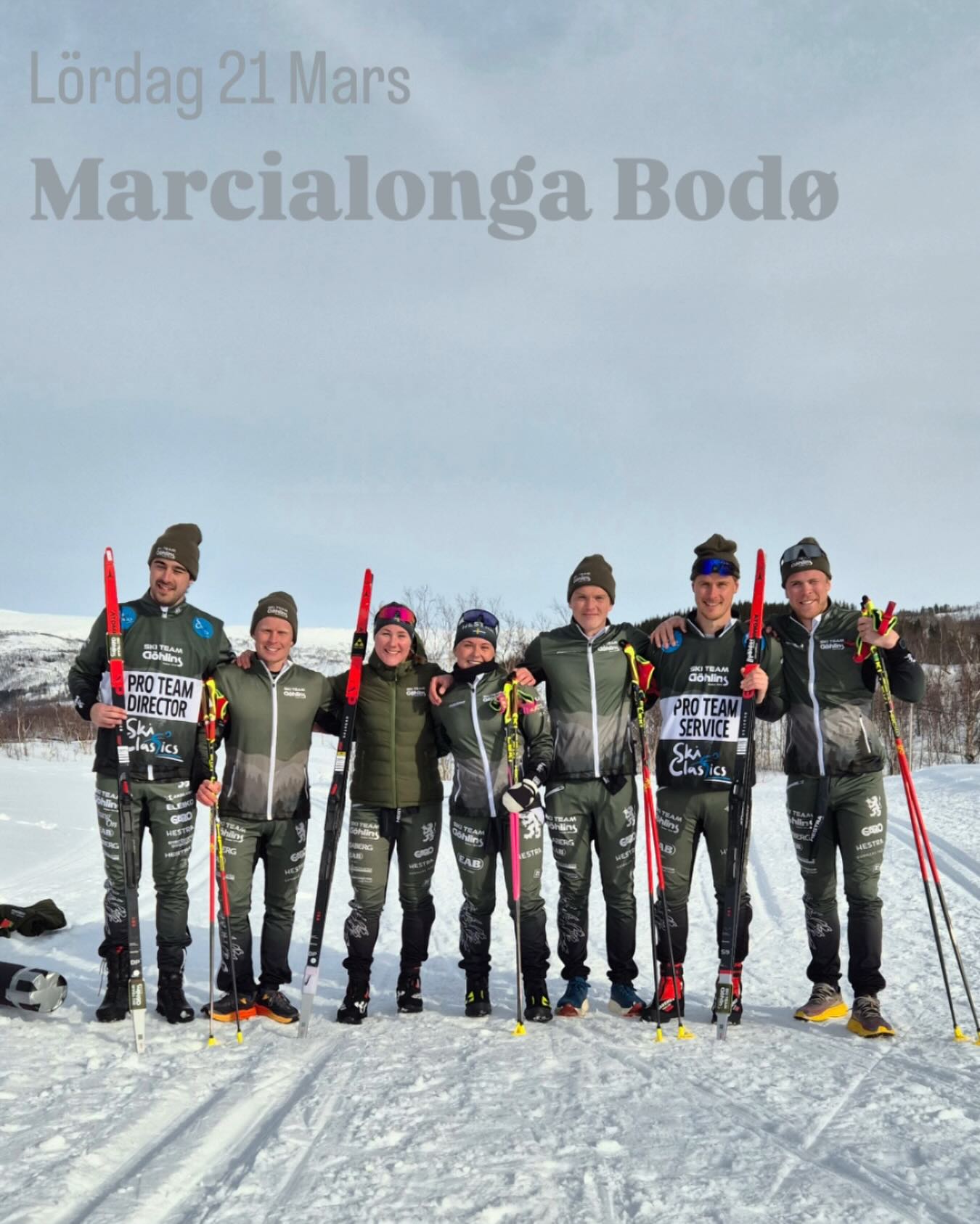 Marcialonga Bodø🇳🇴
Pga väderförhållanden flyttas tävlingarna några mil inåt landet till Sulitjelma området med start och mål i Jakobsbakken
Ni följer oss som vanligt på SVT📺
@gohlins @klubbenbygohlins @eabdethaller @hangonab @thule @hestragloves @hestrainredningarab @garoplatprodukter @garosverige @isabergstoppen @axelent_sverige @everbrandswedenab @ehconnector @eleikosport @gnosjoror @gnosjoandan @visitgnosjo @atomicnordic @leki.nordic @umarasports @aerollerskis @firmakjsa @wilsoncyclingab