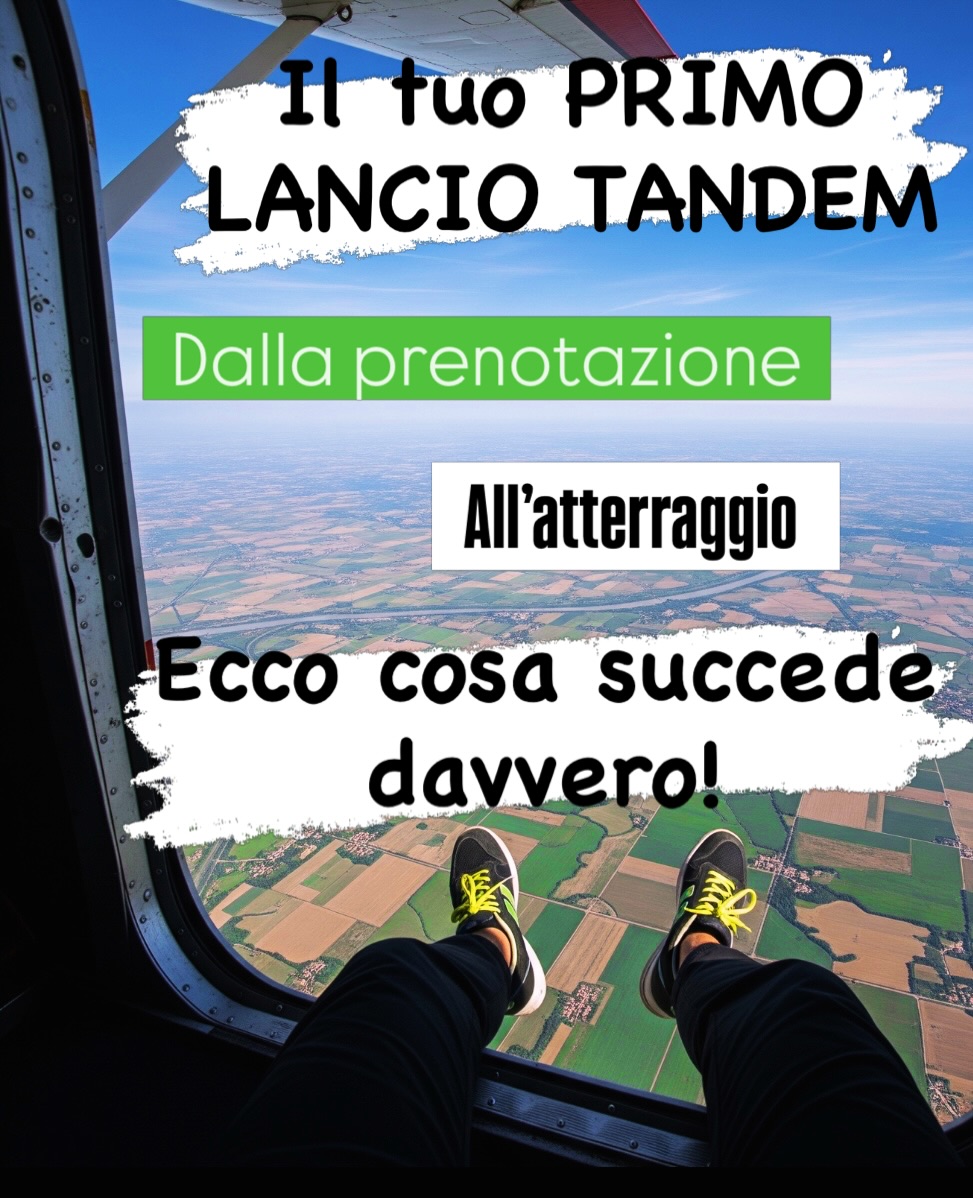 ❝𝘔𝘢 𝘤𝘰𝘮𝘦 𝘧𝘶𝘯𝘻𝘪𝘰𝘯𝘢 𝘪𝘭 𝗣𝗥𝗜𝗠𝗢 𝗟𝗔𝗡𝗖𝗜𝗢 𝗧𝗔𝗡𝗗𝗘𝗠?❞
𝐒𝐚𝐥𝐭𝐢 𝐚𝐠𝐠𝐚𝐧𝐜𝐢𝐚𝐭𝐨 𝐚 𝐮𝐧 𝐢𝐬𝐭𝐫𝐮𝐭𝐭𝐨𝐫𝐞 𝐜𝐨𝐧 𝐦𝐢𝐠𝐥𝐢𝐚𝐢𝐚 𝐝𝐢 𝐥𝐚𝐧𝐜𝐢. 🪂 𝐀𝐩𝐞𝐫𝐭𝐨 𝐢𝐥 𝐩𝐨𝐫𝐭𝐞𝐥𝐥𝐨𝐧𝐞, 𝟔𝟎 𝐬𝐞𝐜𝐨𝐧𝐝𝐢 𝐝𝐢 𝐜𝐚𝐝𝐮𝐭𝐚 𝐥𝐢𝐛𝐞𝐫𝐚 𝐚 𝟐𝟓𝟎 𝐤𝐦/𝐡: 𝘶𝘯𝘢 𝘥𝘪𝘮𝘦𝘯𝘴𝘪𝘰𝘯𝘦 𝘥𝘰𝘷𝘦 𝘪 𝘱𝘳𝘰𝘣𝘭𝘦𝘮𝘪 𝘴𝘱𝘢𝘳𝘪𝘴𝘤𝘰𝘯𝘰 𝘦 𝘭’𝘶𝘯𝘪𝘤𝘢 𝘤𝘰𝘴𝘢 𝘤𝘩𝘦 𝘤𝘰𝘯𝘵𝘢 𝘴𝘦𝘪 𝘵𝘶. 🌪️🧘♂️
𝟏️. 𝐏𝐫𝐞𝐧𝐨𝐭𝐢 𝐨𝐧𝐥𝐢𝐧𝐞: Scegli la tua data in un click.
𝟐️. 𝐀𝐥𝐞𝐫𝐭 𝐖𝐡𝐚𝐭𝐬𝐀𝐩𝐩: 48h prima ti confermiamo l’orario in base al meteo.
𝟑️. 𝐂𝐡𝐞𝐜𝐤-𝐢𝐧 𝐚 𝐂𝐚𝐬𝐚𝐥𝐞: Briefing di 15 minuti e... 𝐬𝐢 𝐝𝐞𝐜𝐨𝐥𝐥𝐚! ✈️
📍 𝗖𝗶 𝘁𝗿𝗼𝘃𝗶 𝗮 𝗖𝗮𝘀𝗮𝗹𝗲 𝗠𝗼𝗻𝗳𝗲𝗿𝗿𝗮𝘁𝗼: 𝘀𝗮𝗹𝘁𝗶𝗮𝗺𝗼 𝗼𝗴𝗻𝗶 𝘄𝗲𝗲𝗸𝗲𝗻𝗱 𝗲 𝗮𝗻𝗰𝗵𝗲 𝗶𝗻𝗳𝗿𝗮𝘀𝗲𝘁𝘁𝗶𝗺𝗮𝗻𝗮𝗹𝗲.
𝐍𝐨𝐭𝐞 𝐭𝐞𝐜𝐧𝐢𝐜𝐡𝐞 𝐩𝐞𝐫 𝐢𝐥 𝐭𝐮𝐨 𝐥𝐚𝐧𝐜𝐢𝐨:
✅ 𝗔𝗯𝗯𝗶𝗴𝗹𝗶𝗮𝗺𝗲𝗻𝘁𝗼: Sportivo e comodo.
✅ 𝗥𝗲𝗾𝘂𝗶𝘀𝗶𝘁𝗶: Voglia di volare e un briciolo di follia.
📸 𝗩𝗶𝗱𝗲𝗼: Riprendiamo tutto noi
⚠️ 𝗔𝘃𝘃𝗲𝗿𝘁𝗲𝗻𝘇𝗲: Crea forte dipendenza.
👇 𝐂𝐨𝐦𝐦𝐞𝐧𝐭𝐚 𝐜𝐨𝐧 “𝐕𝐎𝐋𝐎” per ricevere il link o scrivici in DM!
🔗 𝐎𝐩𝐩𝐮𝐫𝐞 𝐜𝐥𝐢𝐜𝐜𝐚 𝐢𝐥 𝐋𝐢𝐧𝐤 𝐢𝐧 𝐁𝐢𝐨 per prenotare ora.
#CasaleMonferrato #piemonte #Adrenalina #Paracadutismo #skydiving
