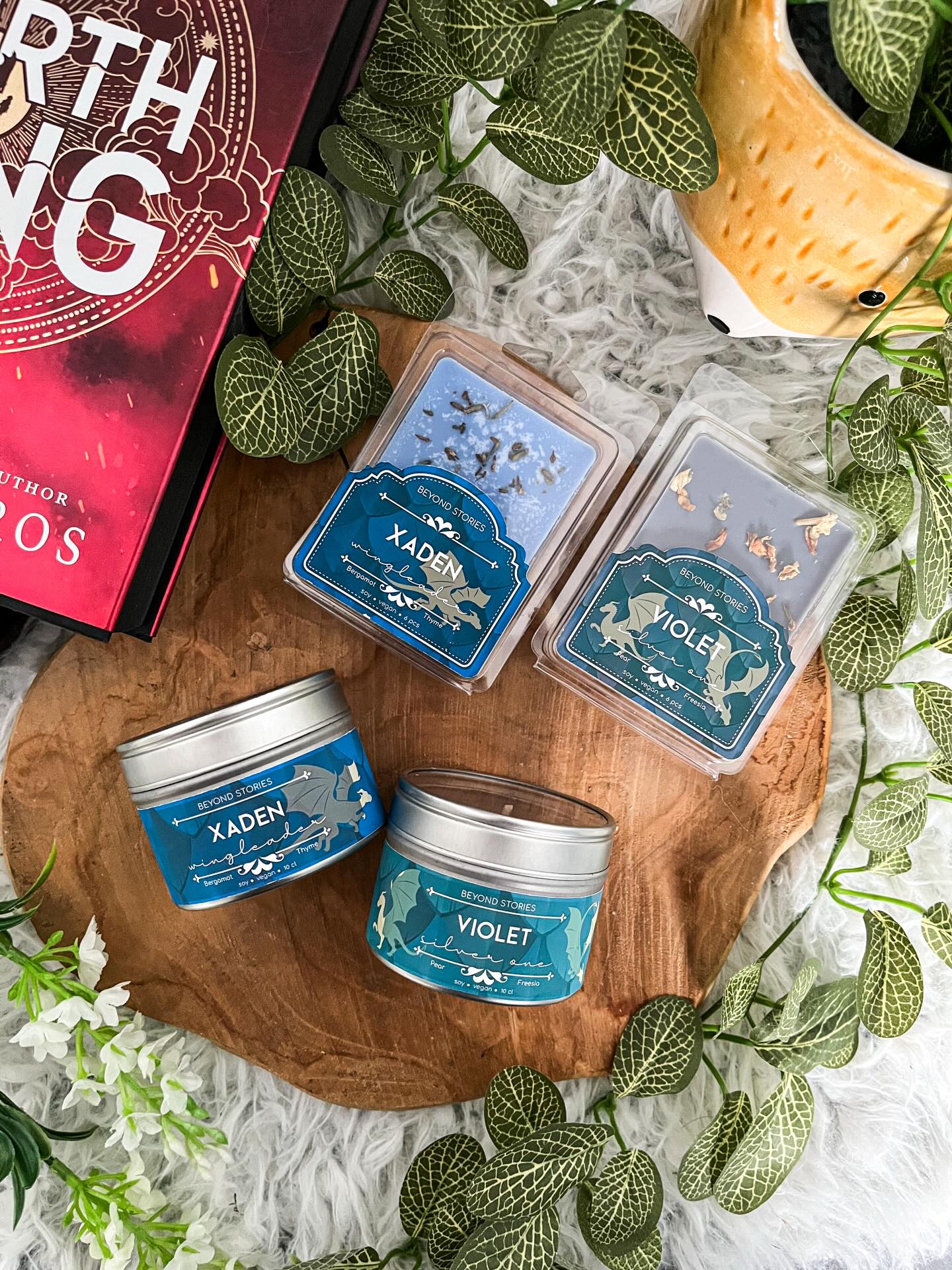 Q; Als jij een Dragon Rider zou zijn, welke kleur zou jouw draak hebben? 🐉
Kijk dit setje van Xaden en Violet 😍 Perfect als cadeautje voor alle Fourth Wing fans (waaronder jijzelf natuurlijk 👀).
.
.
.
#fourthwing #xadenriorson #bookishcandles #bookstagram #booktoknl