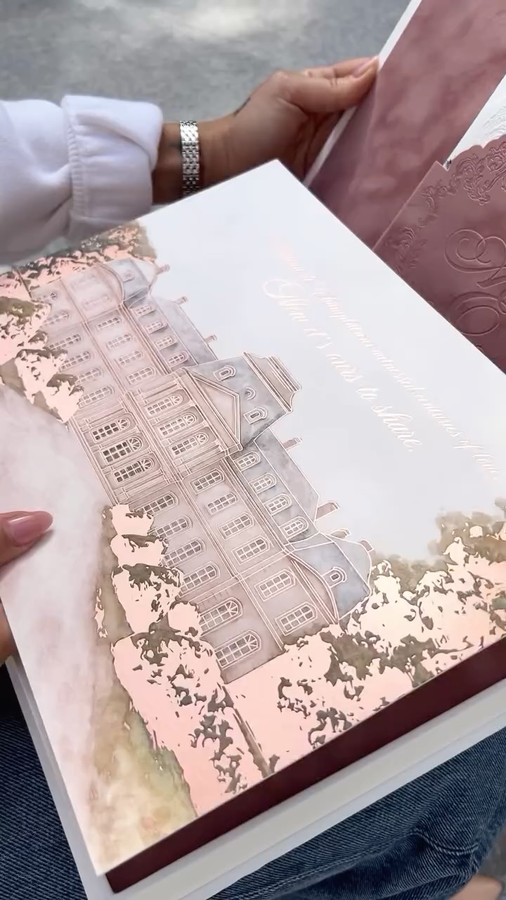 Imagine your wedding beginning with an invitation inspired by the romance of French Chateau.
From ornate castle interiors to the charm of historic French gardens, this wedding suite captures the spirit of a royal celebration.
Printed on carefully selected papers and finished with vintage letterpress, every detail is crafted to create texture, depth, and a lasting impression.
Because your wedding invitation should feel as special as the day itself.
Book your design appointment with The Card Co.
info@thecardco.ae | 04 386 9369
#WeddingInvitationDesign
#LetterpressWedding
#ChateauWedding
#BrideToBe
#WeddingStationery