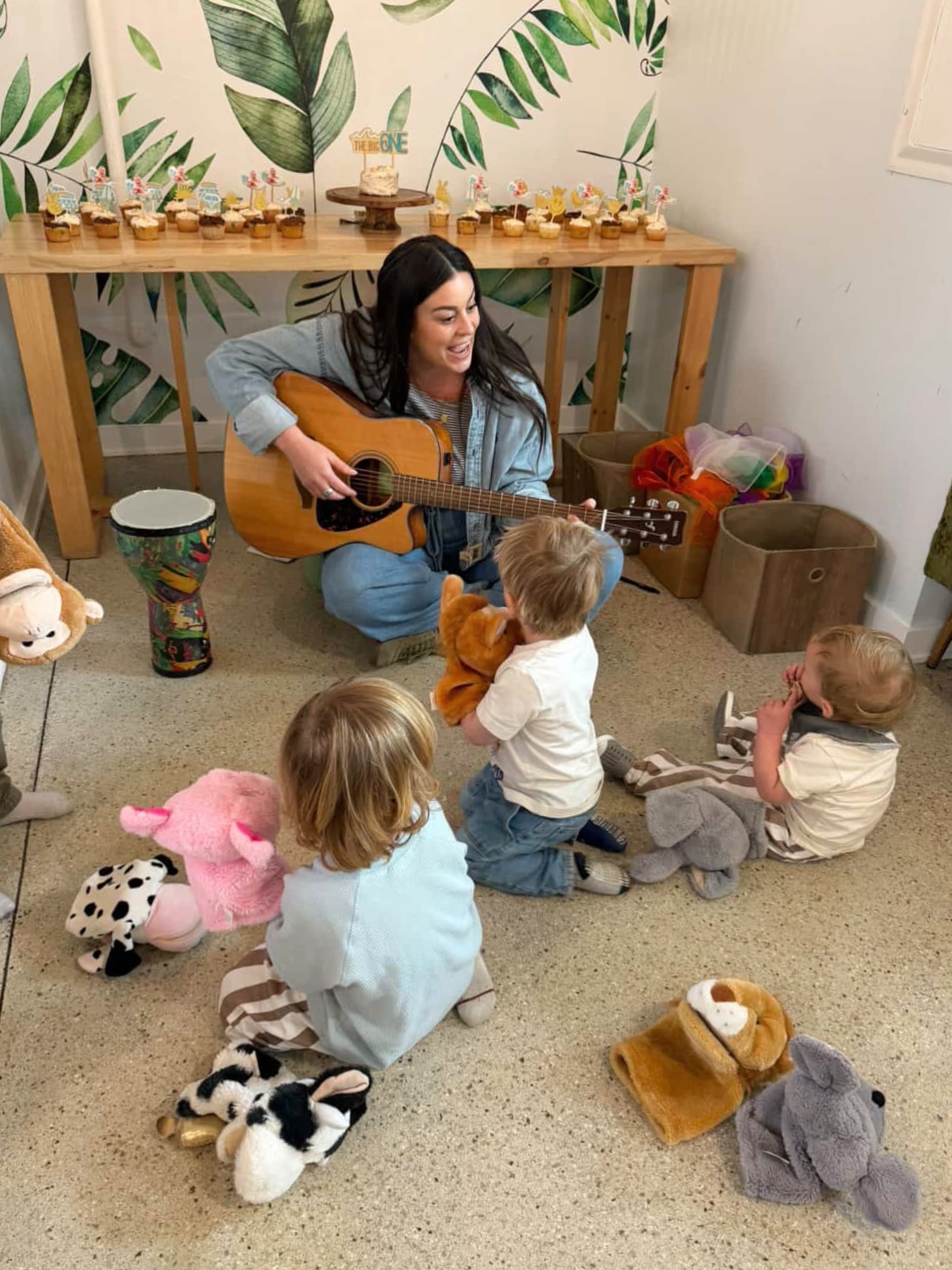 We had such a fun time today celebrating another special one year old’s birthday today! 🎵
Did you know that we offer our entertainment services offsite? Let us bring the music or the sensory fun to your party. 🤗
Fill out the birthday form and drop us a line!