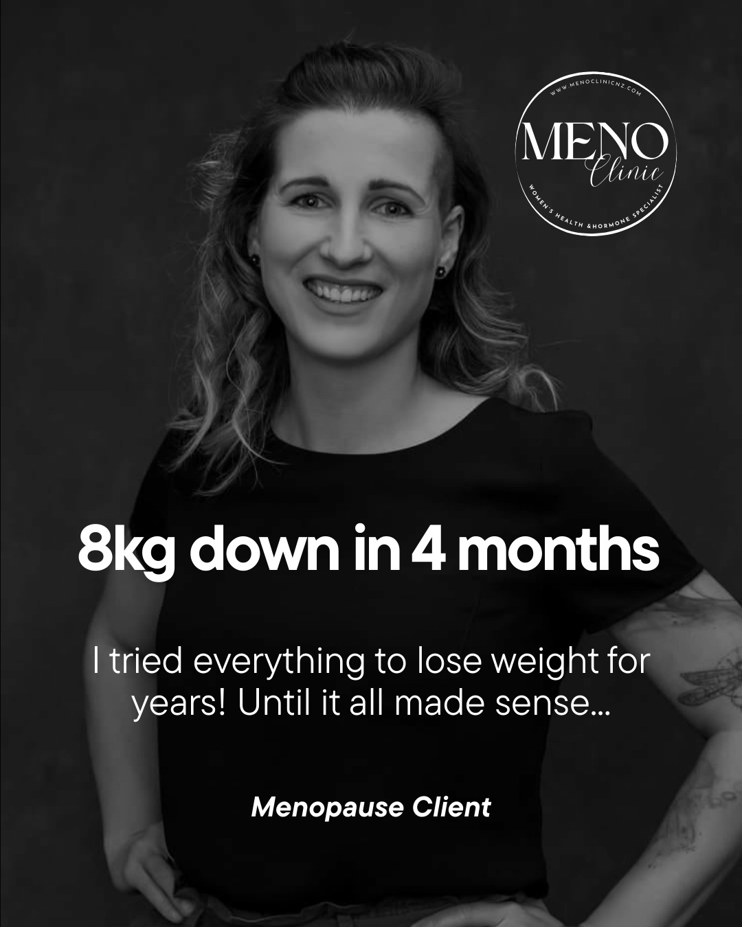 Silvia was doing "everything" right. If you look into the mainstream weight loss advice.
But it didn't work for her!
Why?
Because the way she was eating was raising her cortisol levels, driving inflammation, insulin resistance and keeping her body in fat-storing mode rather than fat-burning.
What we do at our FIRTS Consultation.
⭐ We look at every symptom
⭐ We look at energy and sleep
⭐ We look at several days of eating
⭐at daily habits and movement
⭐hormonal profile and health history
⭐her approach to food and eating
⭐and her goals
We determine what needs support.
Where the body is regarding hormones (Peri/Meno/Endo/Adeno/PCOS)
We make a plan. ⭐⭐⭐⭐⭐
Then I, based on detailed assessment, food & habit log, create detailed 20-page guidelines looking at every angle of diet, hormones, health and weight to paint the whole picture.
We start the RESET - 4 weeks of one-on-one support helping your body to reset hormones, turn the dial on fat-burning and create habits that last a lifetime!
No more blindly following diets that makes things worse.
Work with a specialist with 17 years of experience in women's health, hormones and eating habits.
⭐⭐⭐⭐⭐
Book your INITIAL CONSULTATION TODAY.
Virtual and in-person appointments available.
www.menoclinicnz.com