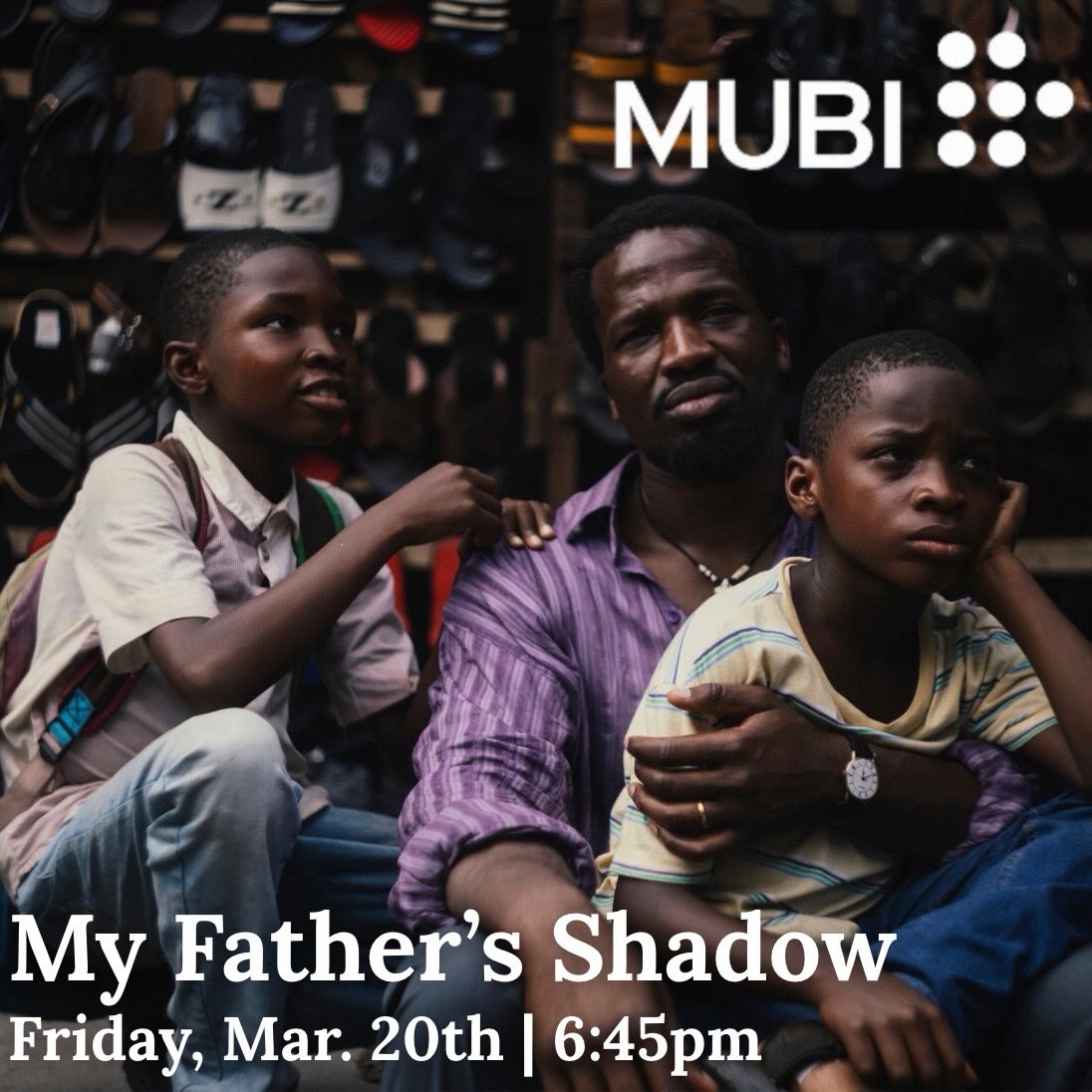 MY FATHER’S SHADOW on Friday sponsored by Mubi!
As part of this collaboration, Mubi is offering a 60-day free trial offer for UBC students at mubi.com/ubc
🎟️ Your membership is your ticket! UBC Film Society memberships are $5 and give you access to all our screenings and events. They can be purchased in person at any of our screenings or online through Bounce (link in bio).
🍿We will be selling concessions! Freshly made popcorn, drinks, and candy will be available at the theatre. Both cash and card will be accepted.
📍 The Norm Theatre is located in the UBC Life Building (6138 Student Union Blvd). Check out our story highlights for directions on how to get to the theatre.