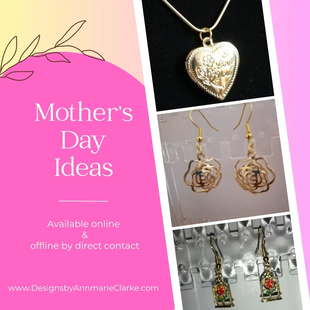 Mother's Day is right around the corner! So if you're looking for something special to check out my site and place your orders now.
For customized orders send a message or call it in