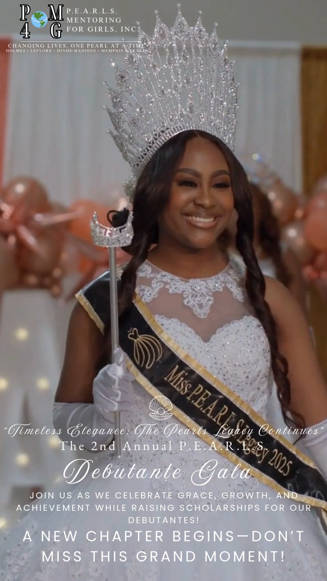 👑 One Week.
In just 7 days, we will gather once again for the PM4G Debutante Scholarship Ball.
Last year, we witnessed something beautiful — young women walking with confidence, grace, and pride as their families and community stood behind them.
Next week, we continue that tradition.
✨ Timeless Elegance: The Pearls Legacy Continues
We can’t wait to celebrate our 2026 PM4G Debutantes.
#PM4G #DebutanteSeason #PearlsMentoring #LegacyInMotion
🎥: @ashshot.it