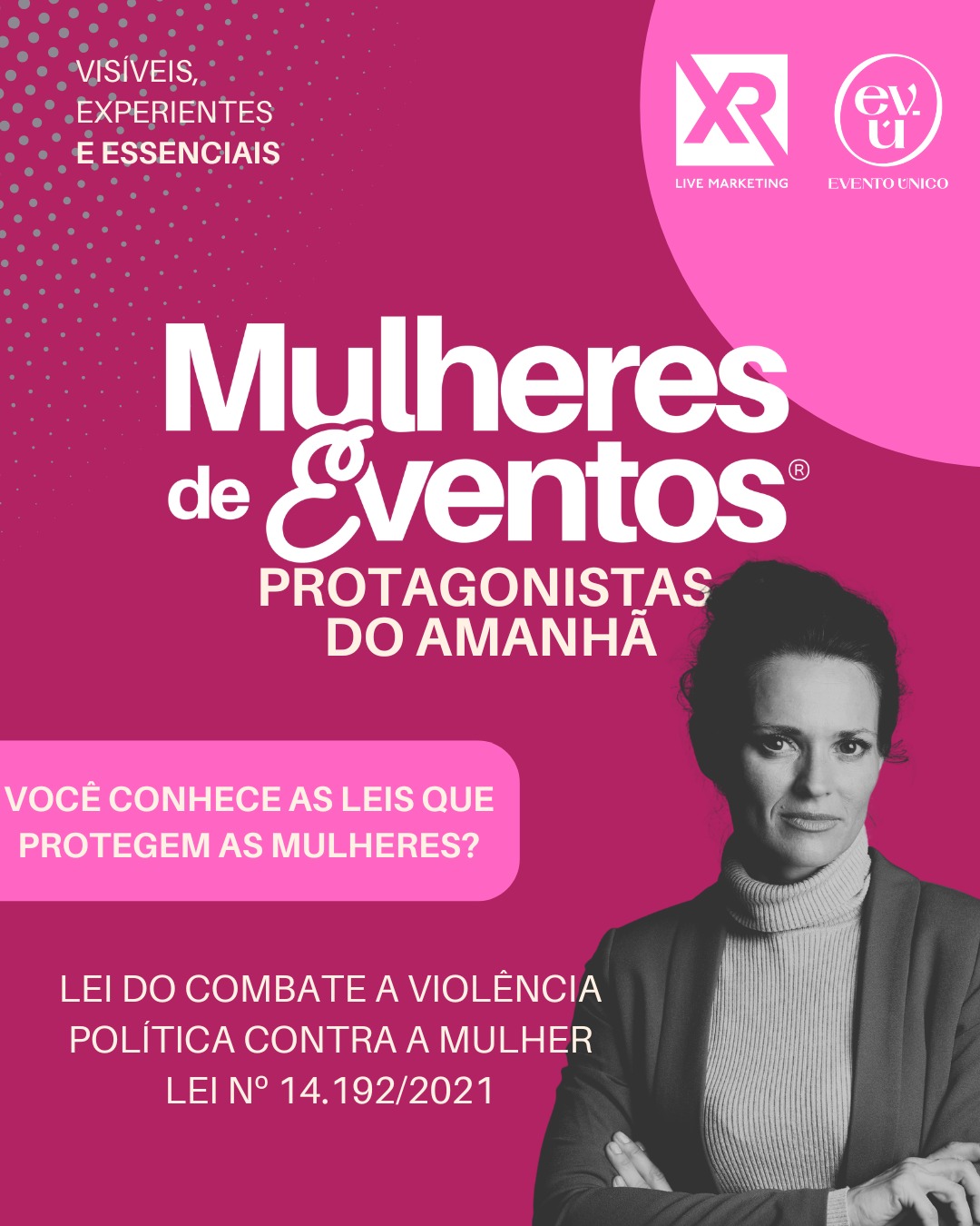 Desde 2021, a Lei nº 14.192/2021 combate a violência política de gênero, protegendo mulheres contra assédio, constrangimento, humilhação ou qualquer tentativa de limitar sua atuação e participação na vida pública.
Silenciar, interromper, deslegitimar ou intimidar mulheres em espaços de decisão também é uma forma de violência.
Mais do que garantir presença, essa lei reforça o direito de voz, respeito e permanência.
Conhecer e falar sobre isso é essencial para construir ambientes mais justos dentro e fora da política.
No Mulheres de Eventos, ampliamos esse debate porque ocupar espaços também significa ser ouvida, respeitada e reconhecida.
✨ Inscrições abertas exclusivas para membros da comunidade BenchMICE
Mantenedores
@xrlivemkt
@somosgrupor1
@tescenografiaoficial
@marriottintl
@shiftmobilidade
@grandhyattsp
@clubmed
@malaimansoresort
@inteegratec
@resorts.brasil
@galhardoscorporate
@oricasting
@soapbrasil
@brind.eaux
@msccruzeirosbrasil
@primegeradores
@attagastronomia
@theforest.camboriu
@chubbbrasil
@eventsegoficial
#MulheresDeEventos #DireitosDasMulheres #ViolênciaPolítica #ProtagonismoFeminino #EquidadeDeGênero