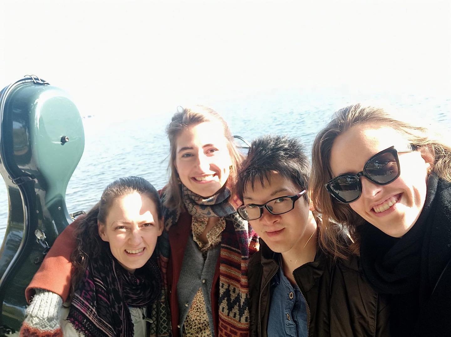 #quartet #pianoquartet #happytime #bodensee #sunny #concertplaying #classicalmusic #music