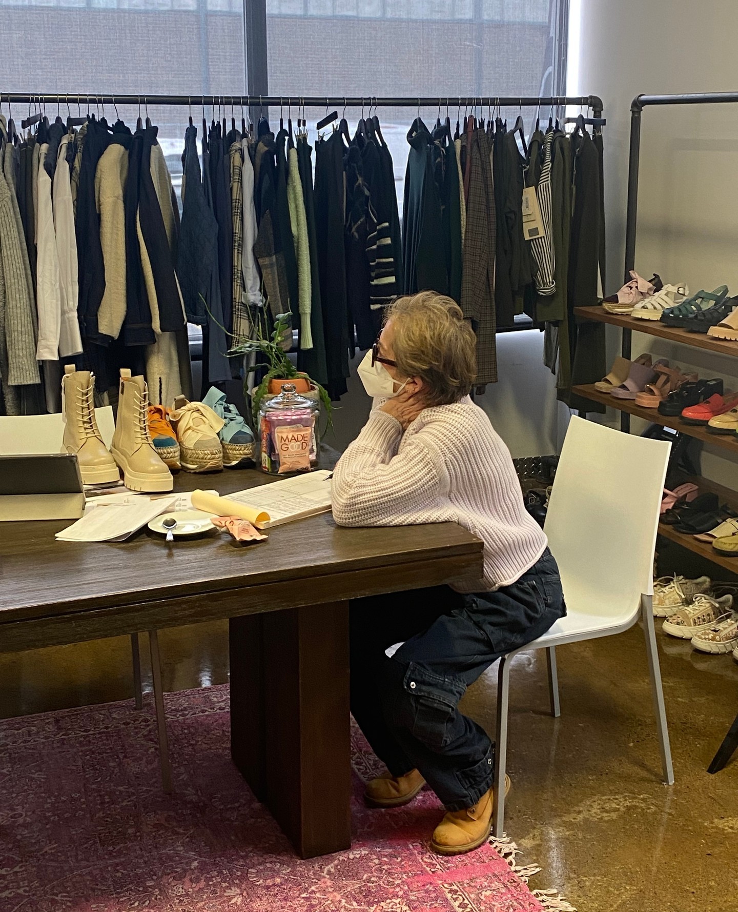 The Team at @gangbaragency pumping out your F/W 23 orders 