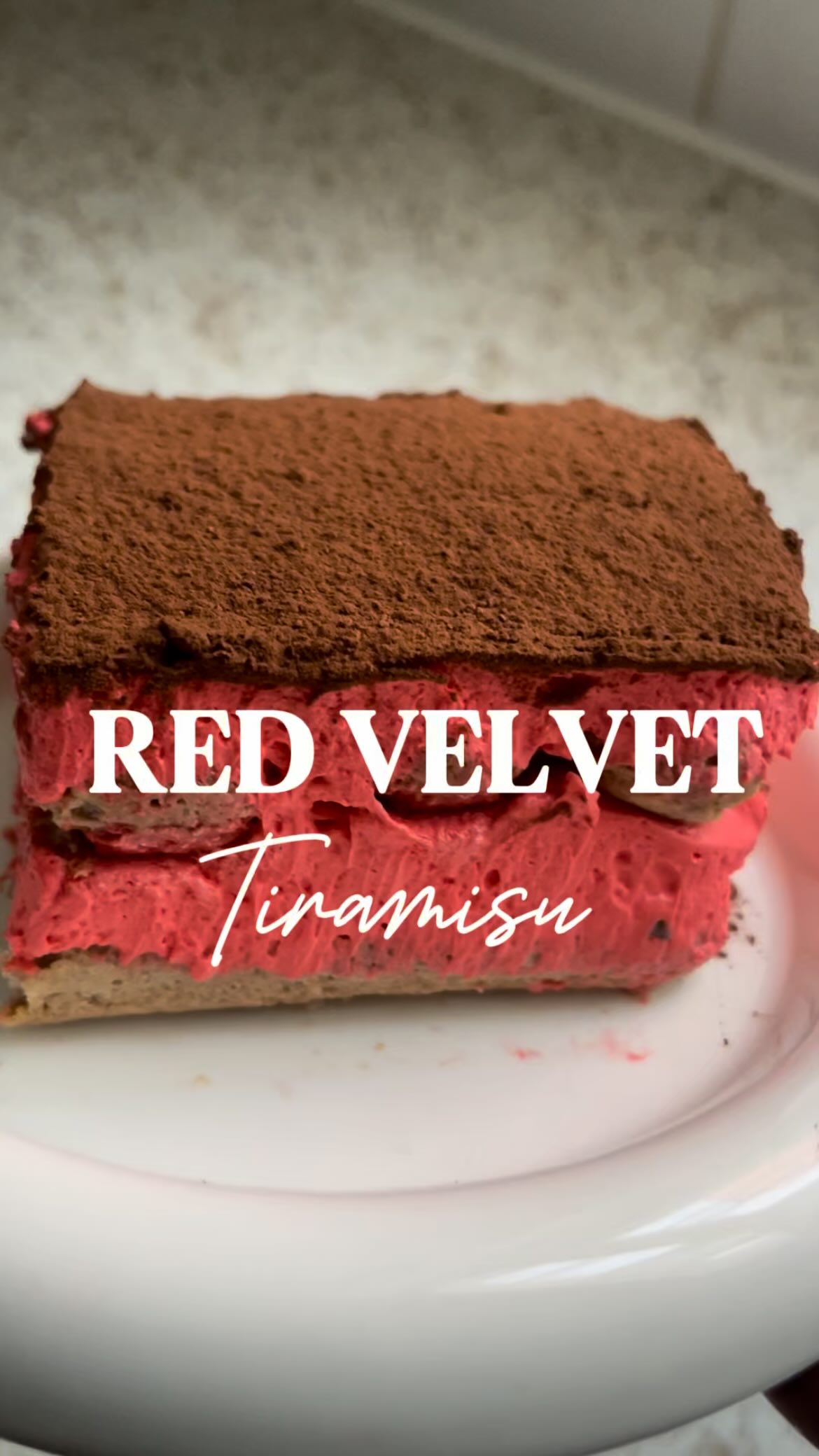 Back with another sweet treat for Valentine’s Day!
Red Velvet Tiramisu ( Again I don’t claim to make traditional tiramisu, don’t come for me 🤗)
Recipe in the comments!