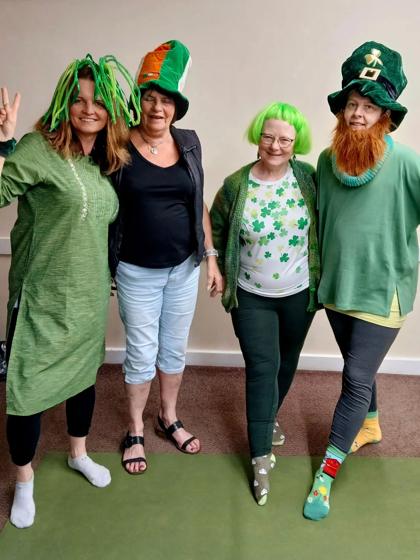 🌿 Happy St. Patrick’s Day 🌿
Thank you to my Irish friend Linda for bringing props to today’s Yoga for Recovery class.
I love little celebrations - those moments when we acknowledge how lucky we are to have special people in our lives, and to share in cultural richness, stories, and laughter that fills our bellies.
As Linda said: "if that attracts people to yoga, they would be our kind of people." 💚
PS: The leprechaun was behind the camera
#yogaforrecovery #yogacommunity #gratitude #celebratelife #laugh