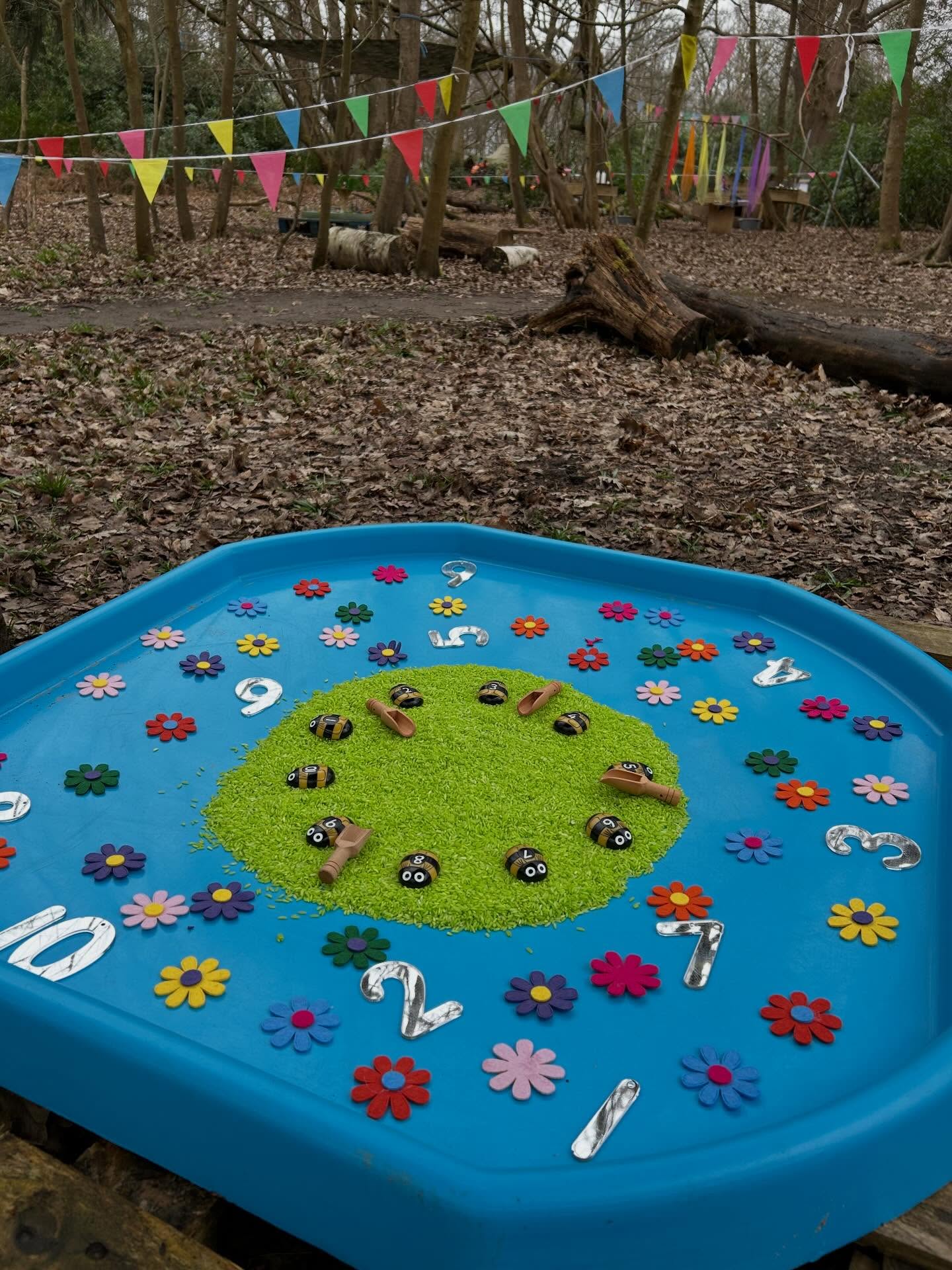 🌸Spring is springing at Iris + Birch🌸
Our @yellow_door_education buzzy counting bees came out in our sensory tray, our @tickit_education treehouse came out with some of our @lankakadetoys wooden birds and other animals and doesn’t the flower potion mud kitchen look like so much fun with our amazing sign from @mrsks_treehouse and our amazing potion bottles from @tts_resources 🌳 🌼🐝🐞🧪 #woodlandplaygroup #surreymums #playoutdoors #earlyyears #playandlearn