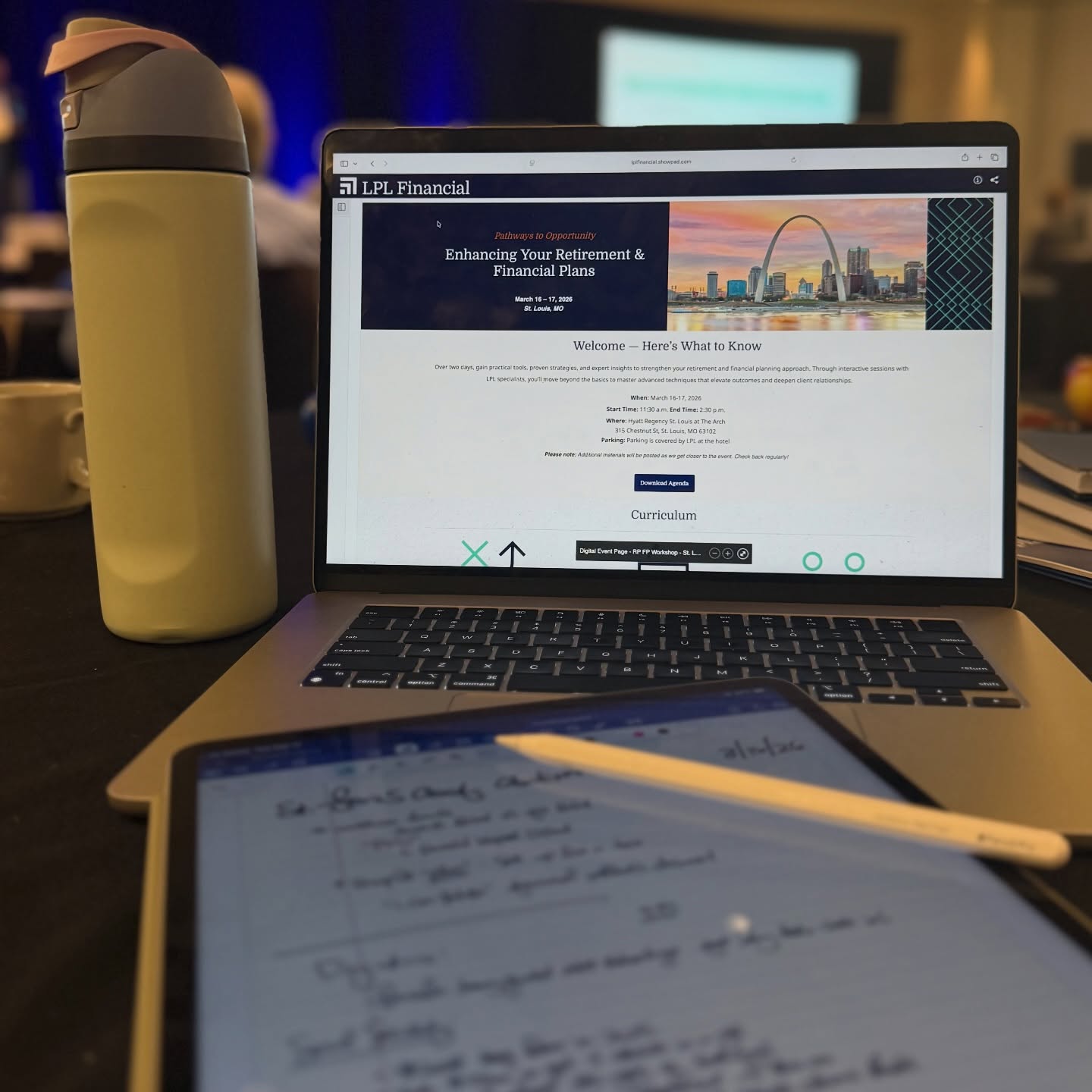 Two days in St. Louis building arch-worthy foundations for financial planning.