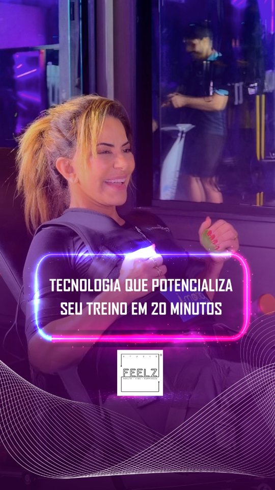 Você sabia que existe uma tecnologia alemã capaz de potencializar o treino muscular em muito menos tempo?
A Eletroestimulação Muscular (EMS) utiliza impulsos elétricos que ativam profundamente a musculatura, podendo atingir até 90% das fibras musculares durante o treino.
Enquanto um treino convencional trabalha parte dessas fibras, a EMS promove uma ativação mais intensa e eficiente.
Em sessões de apenas 20 minutos, é possível trabalhar força, melhorar a tonicidade muscular e contribuir para a redução da gordura corporal.
Na Feelz, essa tecnologia é combinada com um treino totalmente personalizado, pensado para o seu objetivo e sua rotina.
Se você busca mais resultado em menos tempo, venha conhecer a Feelz.
📲 Agende sua aula experimental de EMS!