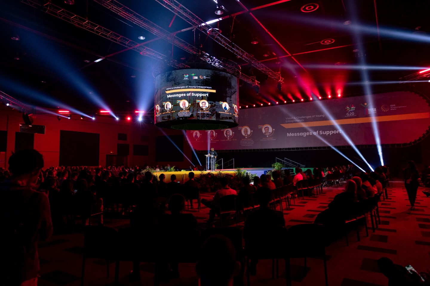 A look back at the G20 Young Entrepreneurs’ Alliance Summit 2025.
From stage design to production, STRONG PR, Marketing and Events was proud to help bring this global summit to life at the Sandton Convention Centre welcoming 400+ delegates from 19 countries for three days of dialogue, innovation, and collaboration.