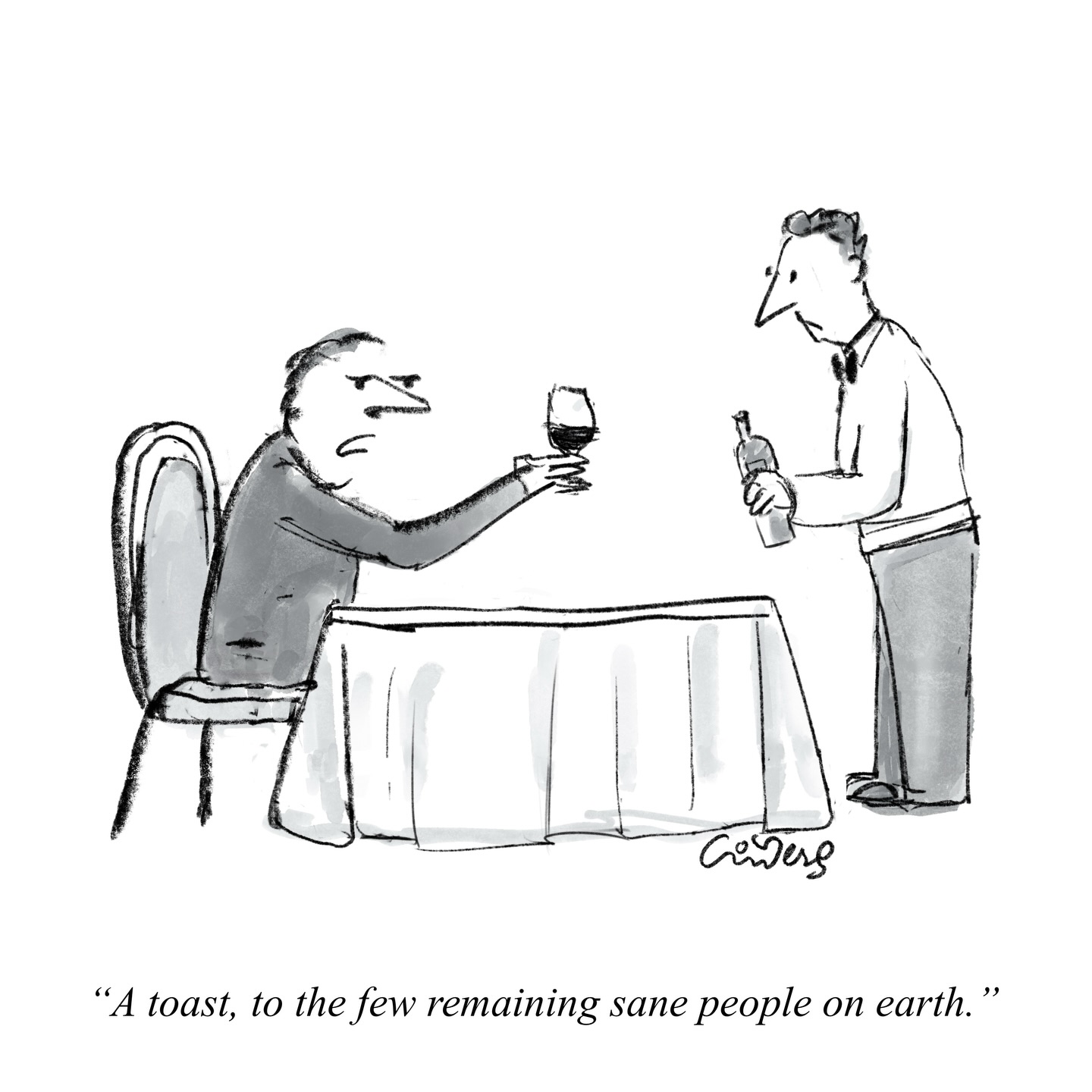 I find this a nightly ritual now.
To you!