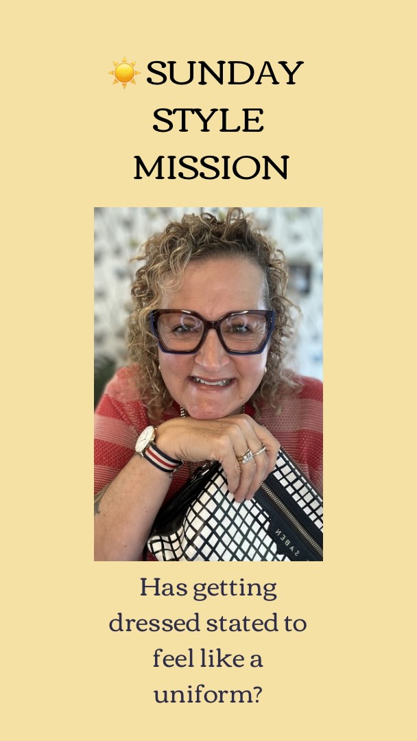 Has getting dressed started to feel like a uniform?
Uniforms are great. They make getting dressed easy but they can also be predictable and dare I say it dull 🩶
This week’s Sunday Style Mission challenge is pattern mixing. We’ve continued on our theme of patterns and now we’re mixing them up 🔴▪️👔
Have a play. Take your time and see what combinations you can create. It doesn’t have to be earth shattering combinations. You’ll see in this reel that I have pattern mixed in subtle ways ⌚️ 👟
Have fun. Play and look out for my next Wednesday wisdom where I’ll share 3 simple tips that help when you’re pattern mixing.
#justlikeyouaotearoa
#personalstylistnz
#sundaystylemission