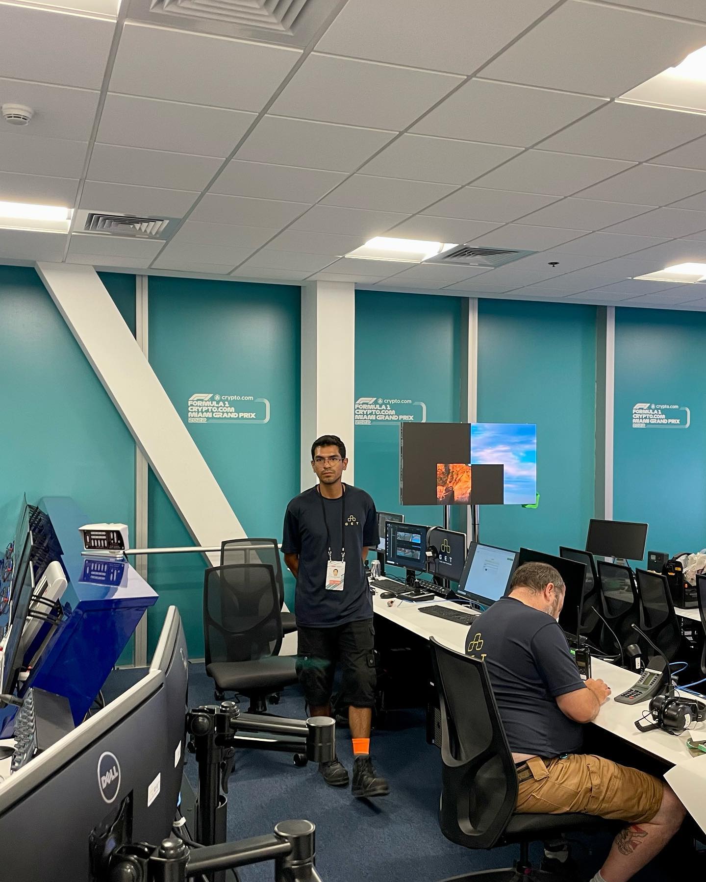 F1 - Command Center Graphics, last minute request done on time!