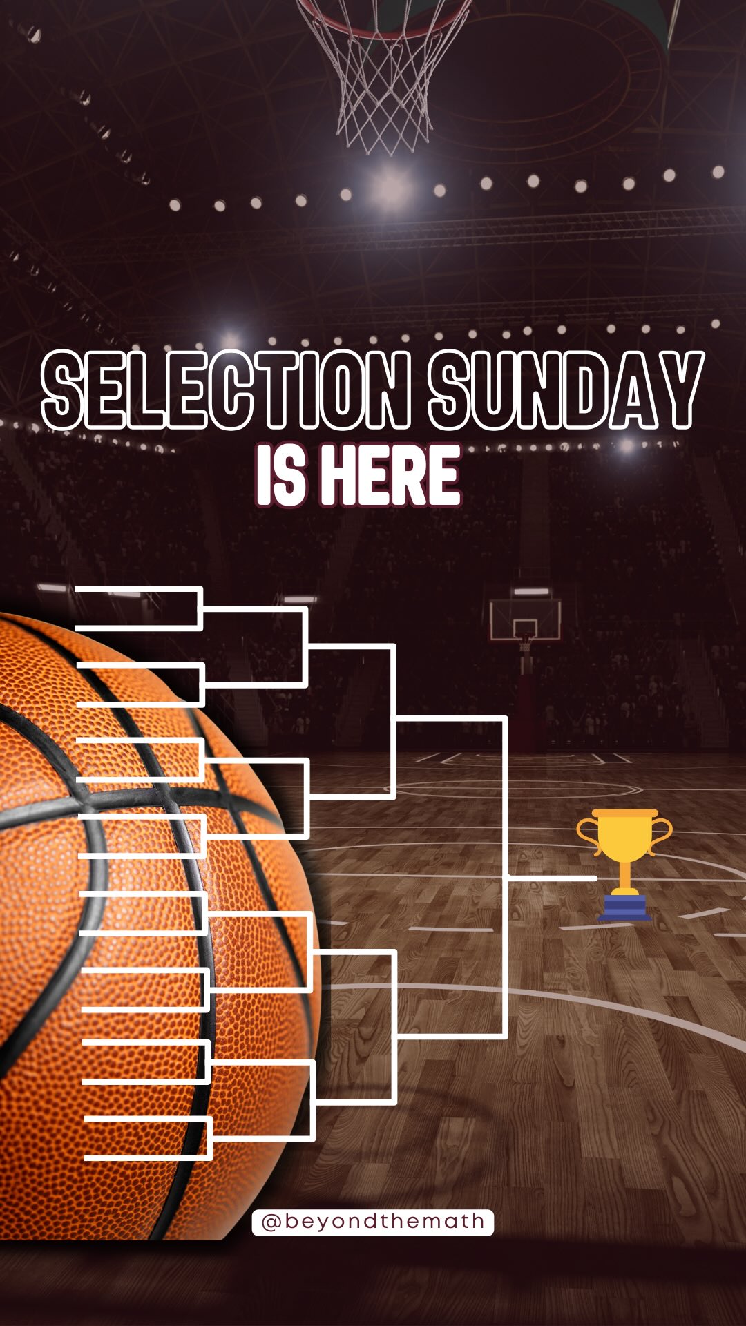 Today is the day we get a bracket for @marchmadnesswbb ! I don’t fill brackets out but I need to see how the schedule fits around my bell schedule.
.
.
.
#womensbracket #marchmadness #beyondthemath #selectionsunday #womensbasketball