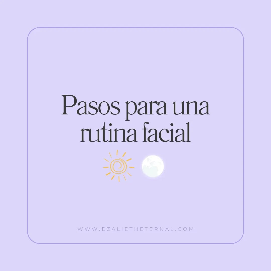 ¿Quieres empezar una rutina diaria de cuidado para tu piel pero no sabes por dónde iniciar?, no te preocupes con solo 4 pasos puedes empezar.
• Recuerda omitir el último paso en la noche
.
.
.
.
#skincare #Ezalietheternal #rutinabasicadeskincare #guayaquil