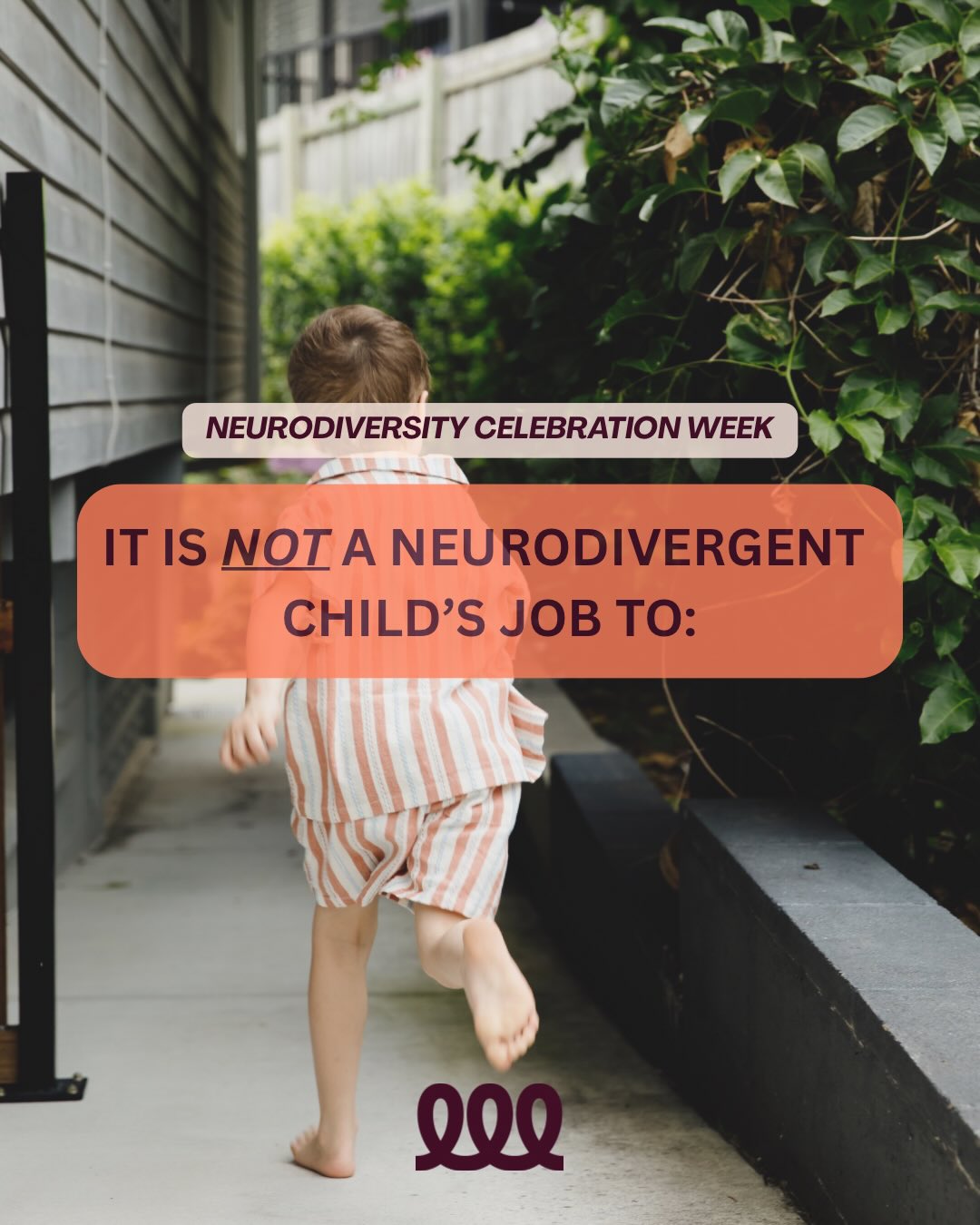 A reminder this Neurodiversity Celebration Week: the responsibility for change should NEVER sit on the shoulders of children.
This week felt like the right time to say this out loud.
What would you add?
#neurodiversityaffirming #neurodiversityacceptance #neurodiversitycelebrationweek #eachspeechpearplum #speechpathologyaustralia