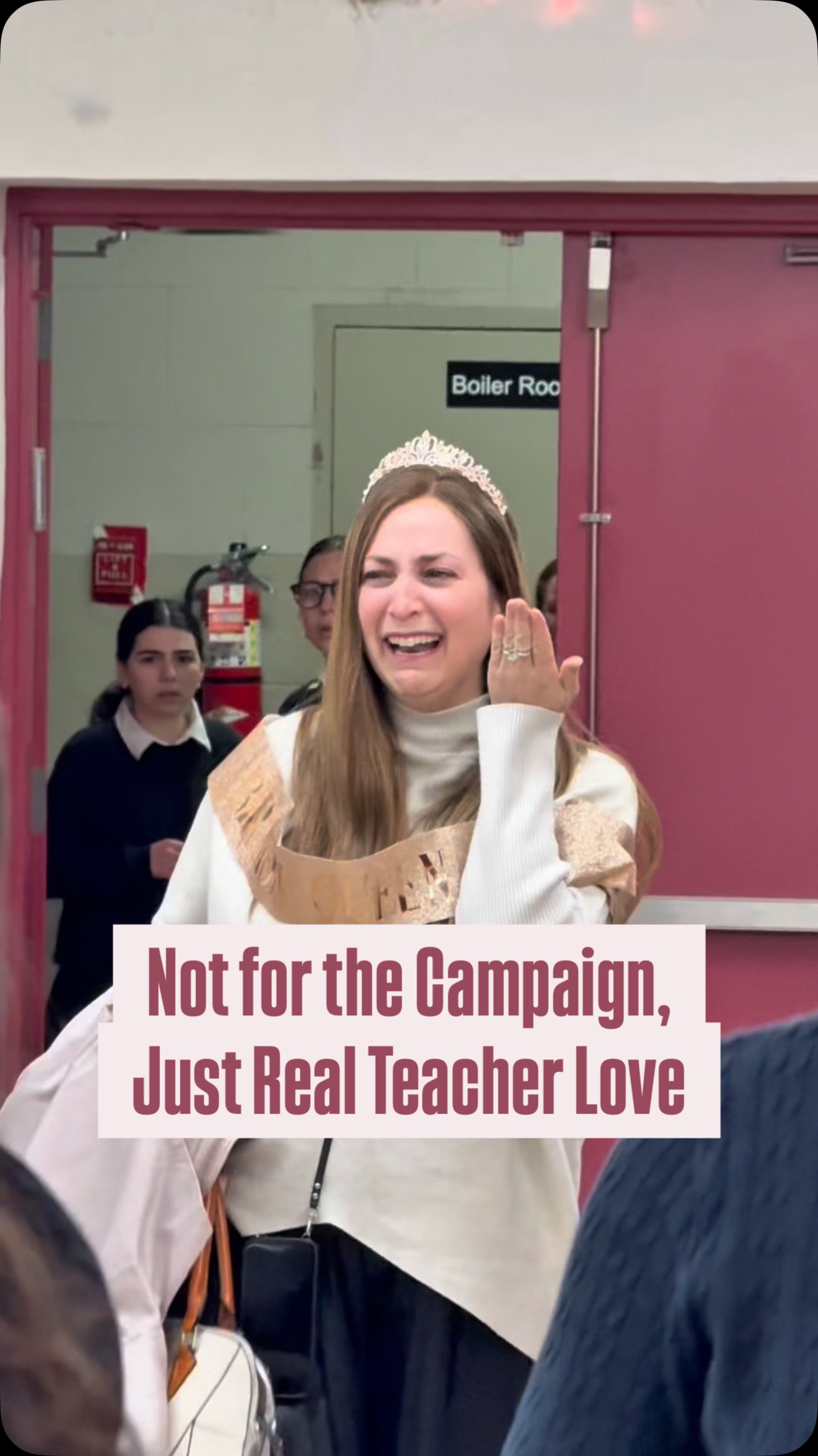 Not for the campaign, just real teacher love. Happy big 4-0 Mrs. B. We love you more than you know! It’s never about the math book. #surprise #birthday #teacher #math