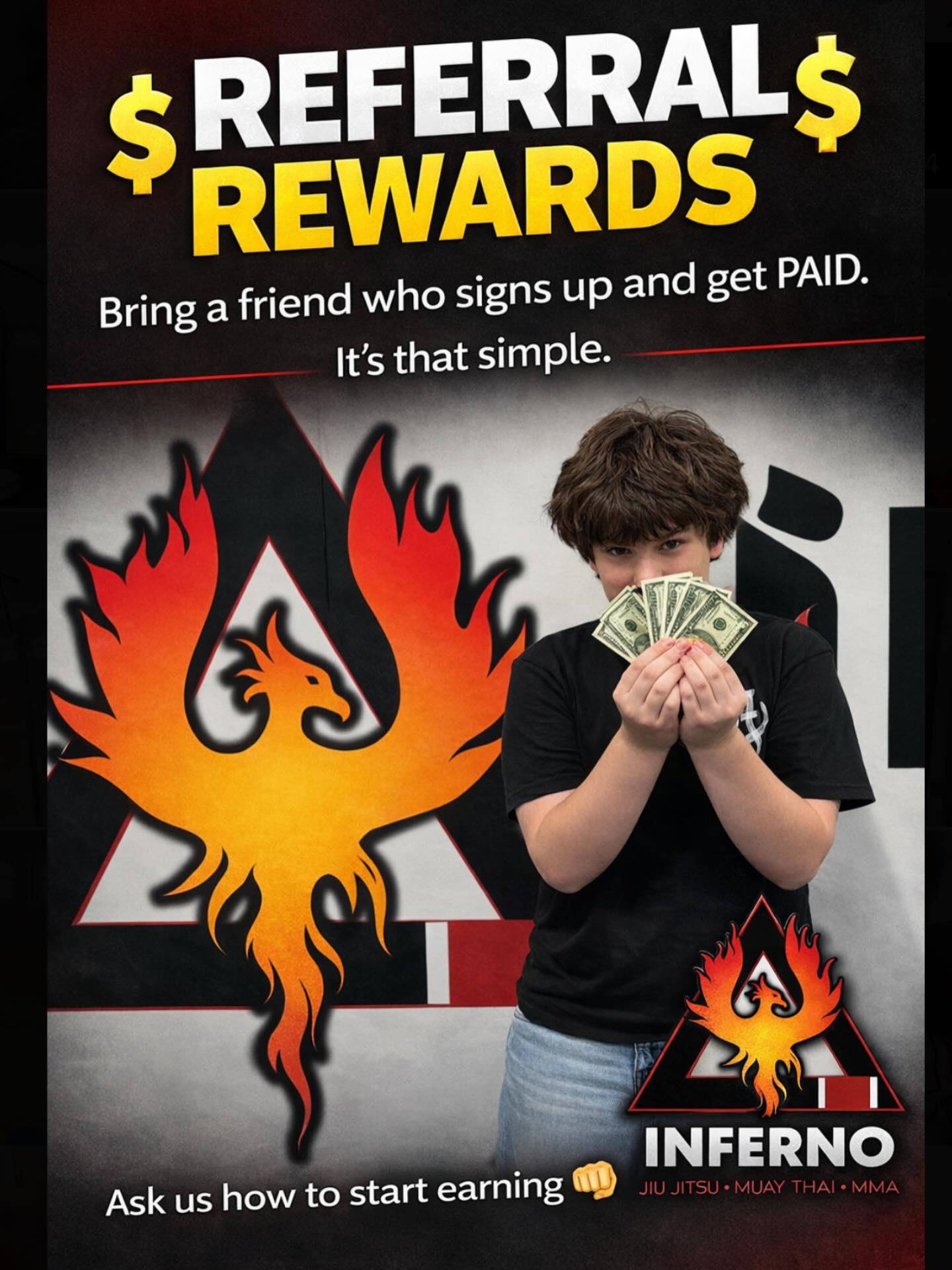 Hard work pays off… and so do referrals 💵
Shoutout to Leo for bringing a friend to the team and earning a cash reward!
Who’s next?