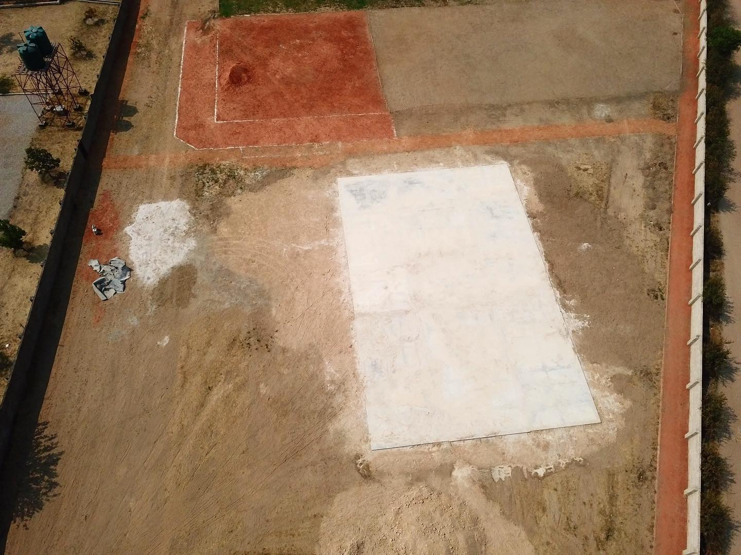 Today was the last day of the 14 day curing process for our court build in Zambia! Youth & sports ministry participants at @poeticeintl spent time praying over its foundation & we cannot wait to see what God does next! #PlayBOLDxPoetice