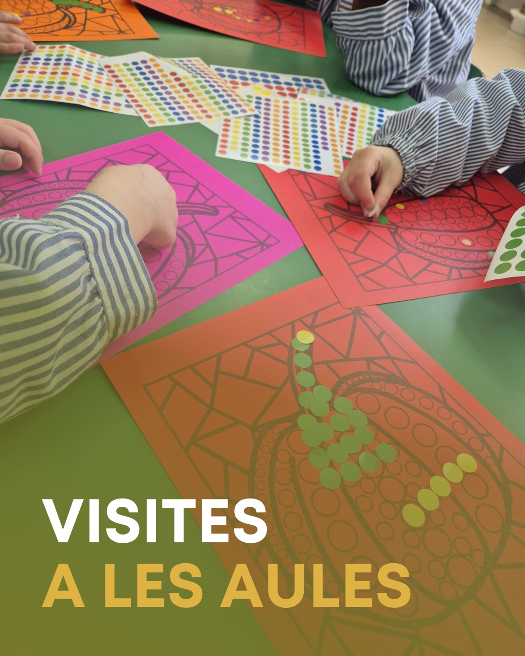 🎨 Aprendre de la vida real… i de ben a prop! 👩👧👦
A les aules d’#Infantil de #SafaSabadell ens encanta obrir les portes a les famílies. Al llarg del curs, mares, pares, avis i àvies ens visiten per compartir amb els infants les seves professions, experiències i passions… i això és un regal immens 💛
Avui, per exemple, a #I4 han rebut la visita d’una mare artista que ens ha apropat al món de Yayoi Kusama. Els nens i nenes han descobert les seves obres, han parlat de colors i punts… i, és clar, s'han convertit en petits artistes creant la seva pròpia obra! 🟡🔵🔴
Aquestes estones són molt més que activitats: són vincles, inspiració i aprenentatges que deixen petjada.
Gràcies a totes les famílies que veniu a compartir el vostre temps i tot el que sabeu. Ens feu créixer! ✨