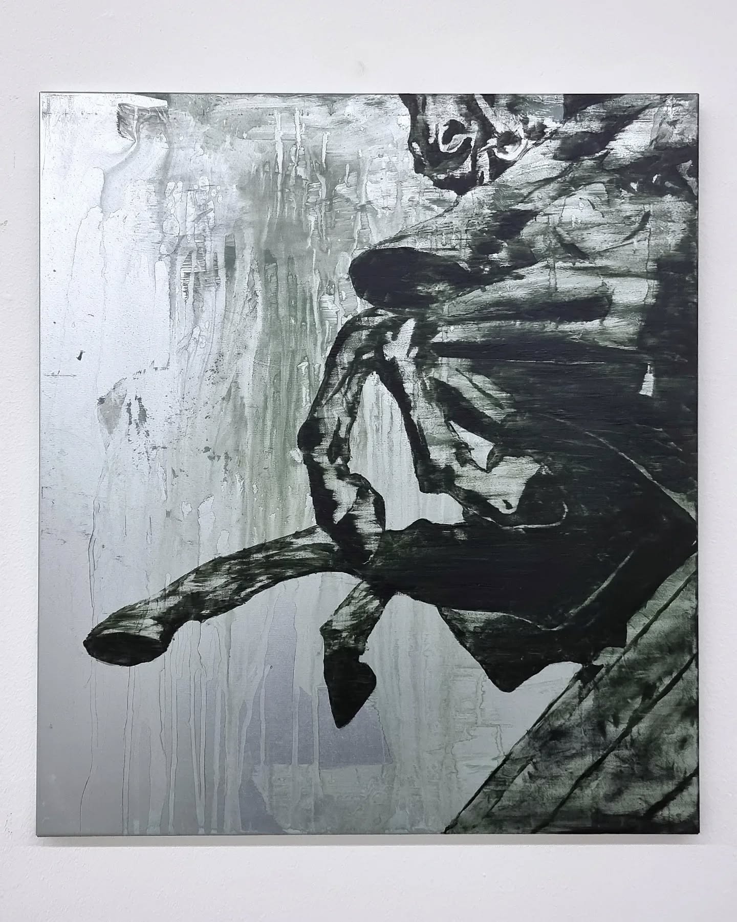 "Gewalt und Ästhetik III"
oil/aluminium
55 x 50 cm