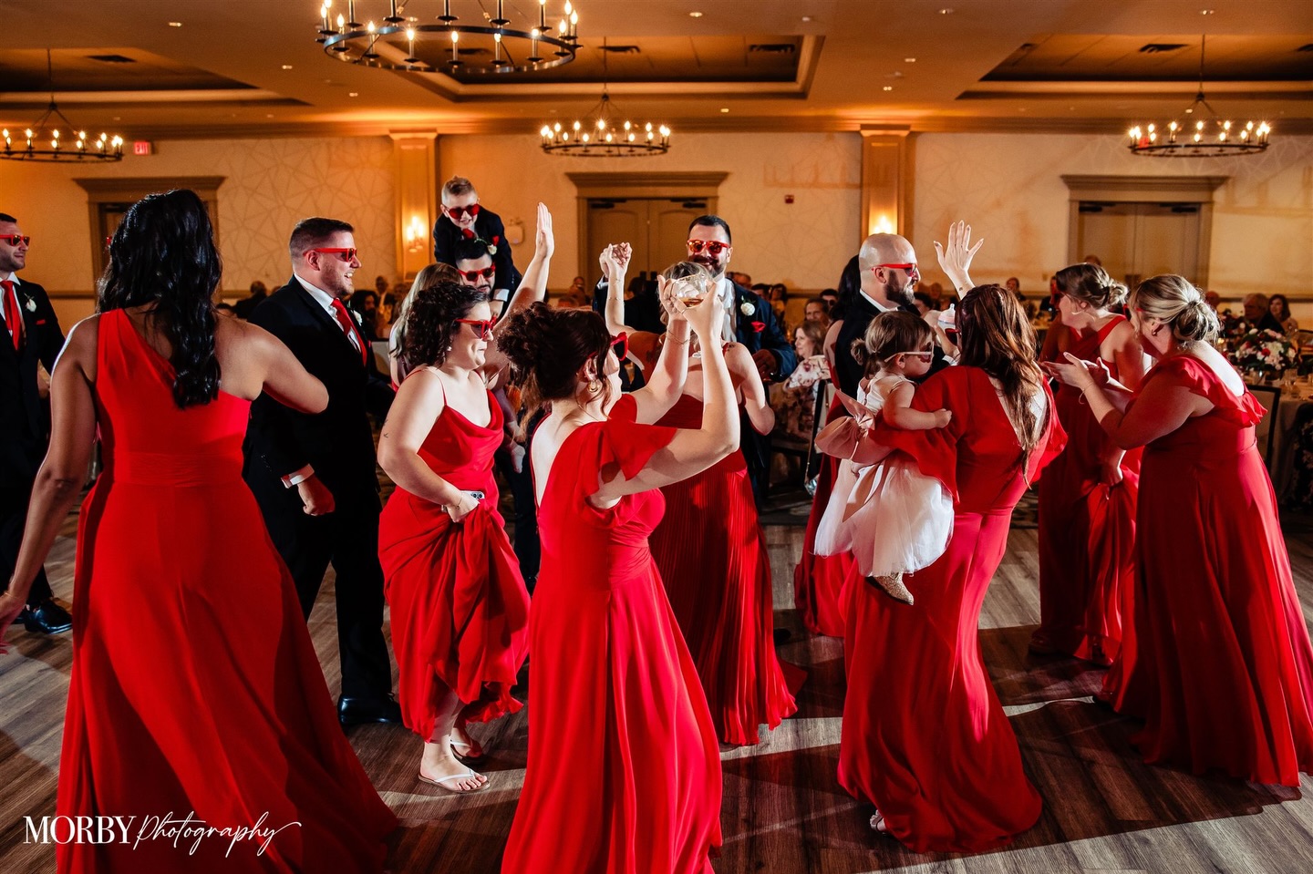 The moment the dance floor officially opens! #3WESTweddings | 📸 @morbyphotography | venue: @rivercrestweddings