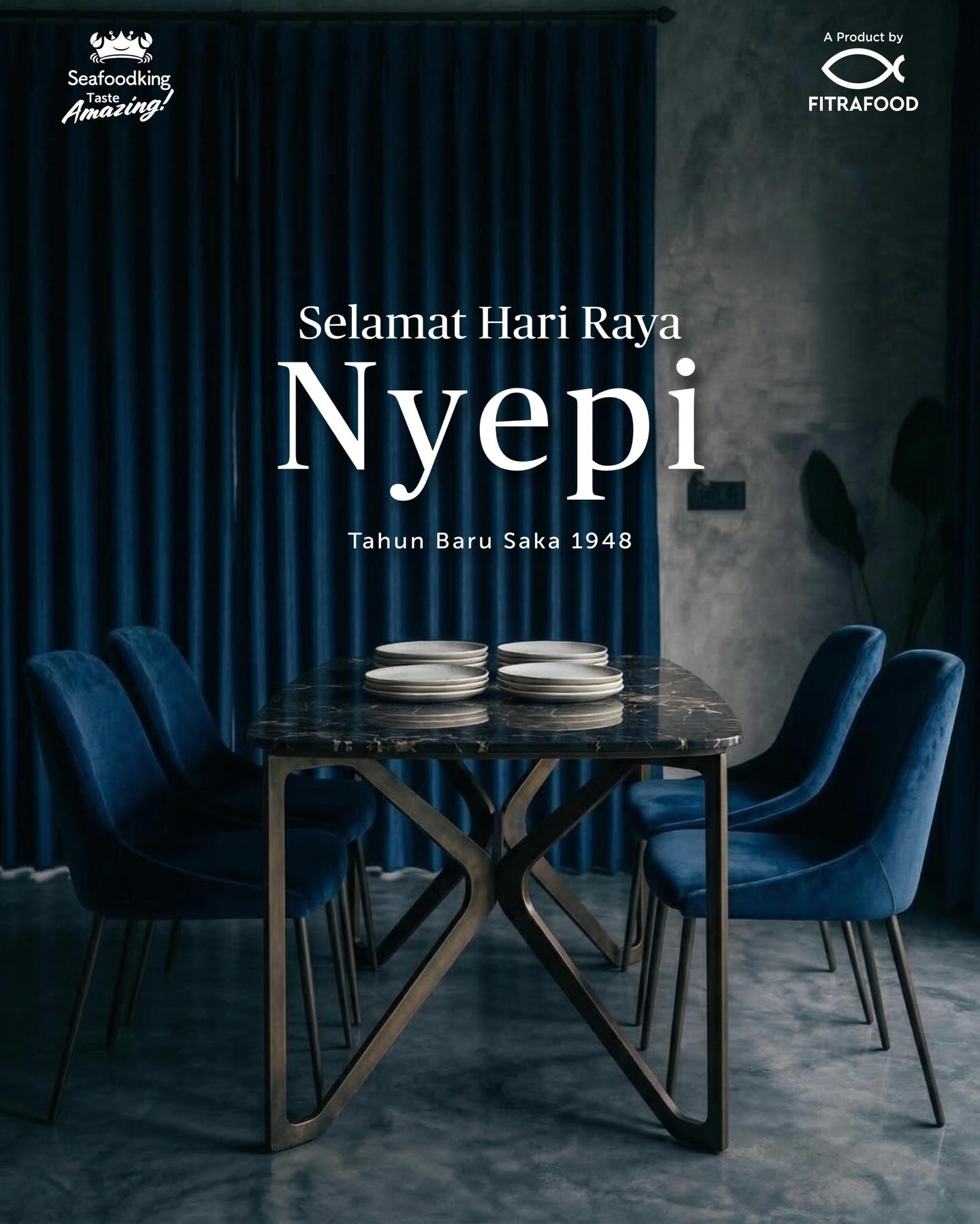 Selamat Hari Raya Nyepi, bagi Moms yang merayakan.
Hari untuk berhenti sejenak, refleksi diri, dan mengkaji kembali setiap langkah untuk menghadirkan kedamaian, keseimbangan, dan semangat baru yang Amazing bersama keluarga di masa depan.
#Greetings
#Seafoodking #TasteAmazing