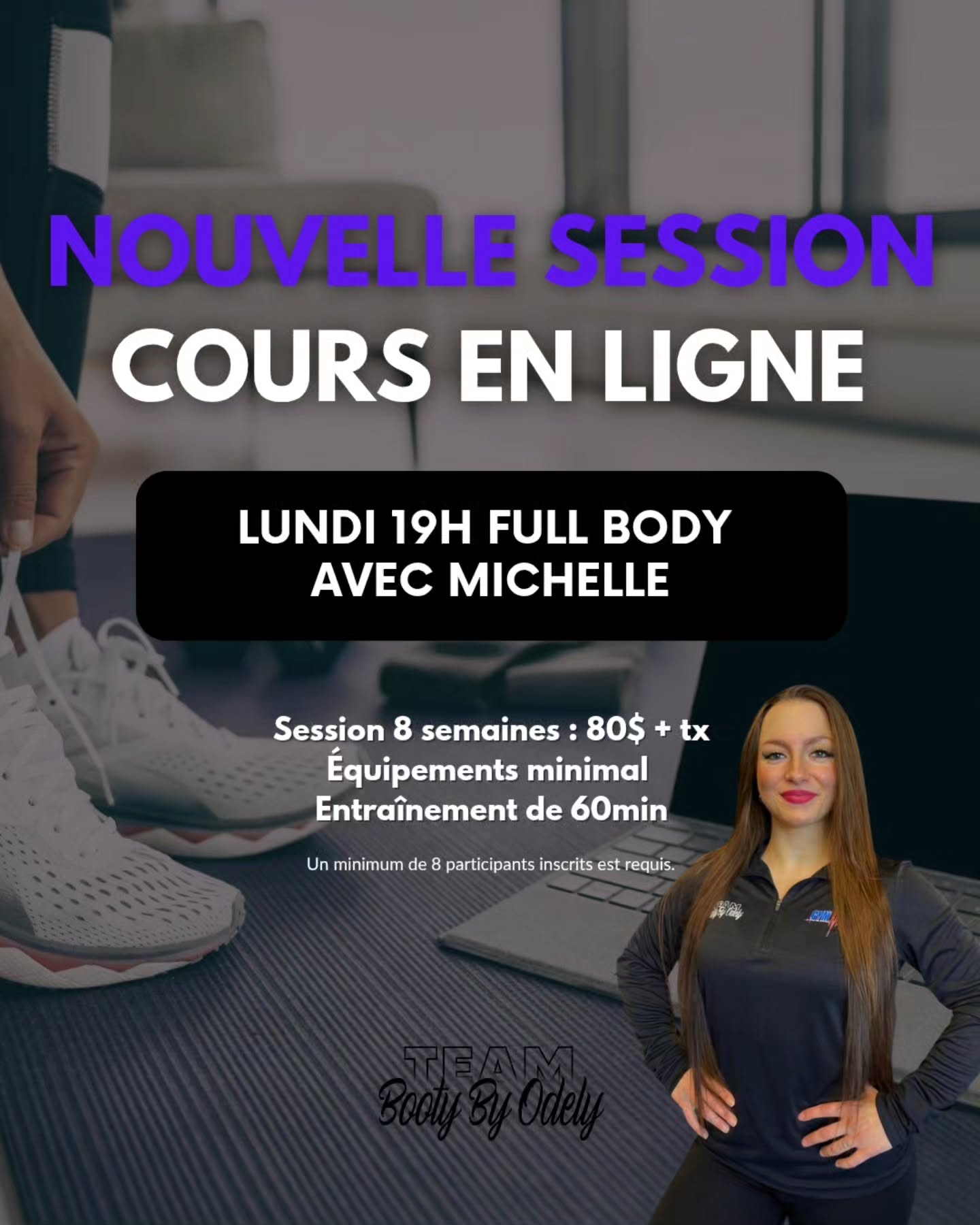 Les cours en ligne 💪💻
On vous mets en forme, du confort de votre salon 💫
Pour avoir plus d'informations sur les cours en ligne : info.bootybyodely@gmail.com
#coursdegroupe #workoutmotivation #workoutsforwomen #fitnessmotivation