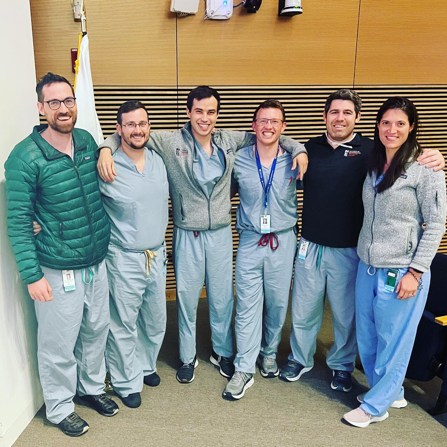 Memorial block 1 team, if there’s a joint, we can replace it.
.
.
.
.
.
#ortho #orthopaedics #orthopaedicsurgery #knee #hip #residencylife #umass