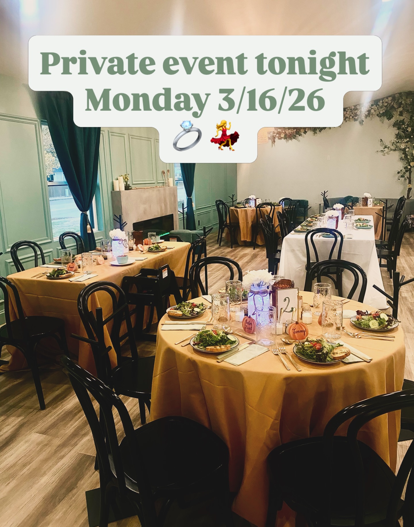 ✨ Private Event at KRAVE This Evening ✨
💍 Kravers, a quick note for today — Monday, 3/16.
We will be open to the public until 4:00 PM, after which KRAVE will transform into a beautiful private bridal shower for a lovely bride-to-be. 💍
💃🕺 Come satisfy your KRAVINGS before 4 PM!
🥰 We are always so grateful to be part of life’s special celebrations and honored when our bistro becomes the setting for meaningful moments like these.
🤔 If you’ve been thinking about hosting a gathering at KRAVE — a bridal shower, birthday celebration, meeting, graduation, or special event — we would love to host you.
✍️ Email us at welovekrave@gmail.com to secure your date as our 2026 dates are booking quickly.
🥰 Thank you so much for supporting our locally owned small business.
💚 We look forward to serving you soon!
#welovekrave #bridalshower #aberdeensd #privateevents #supportlocal