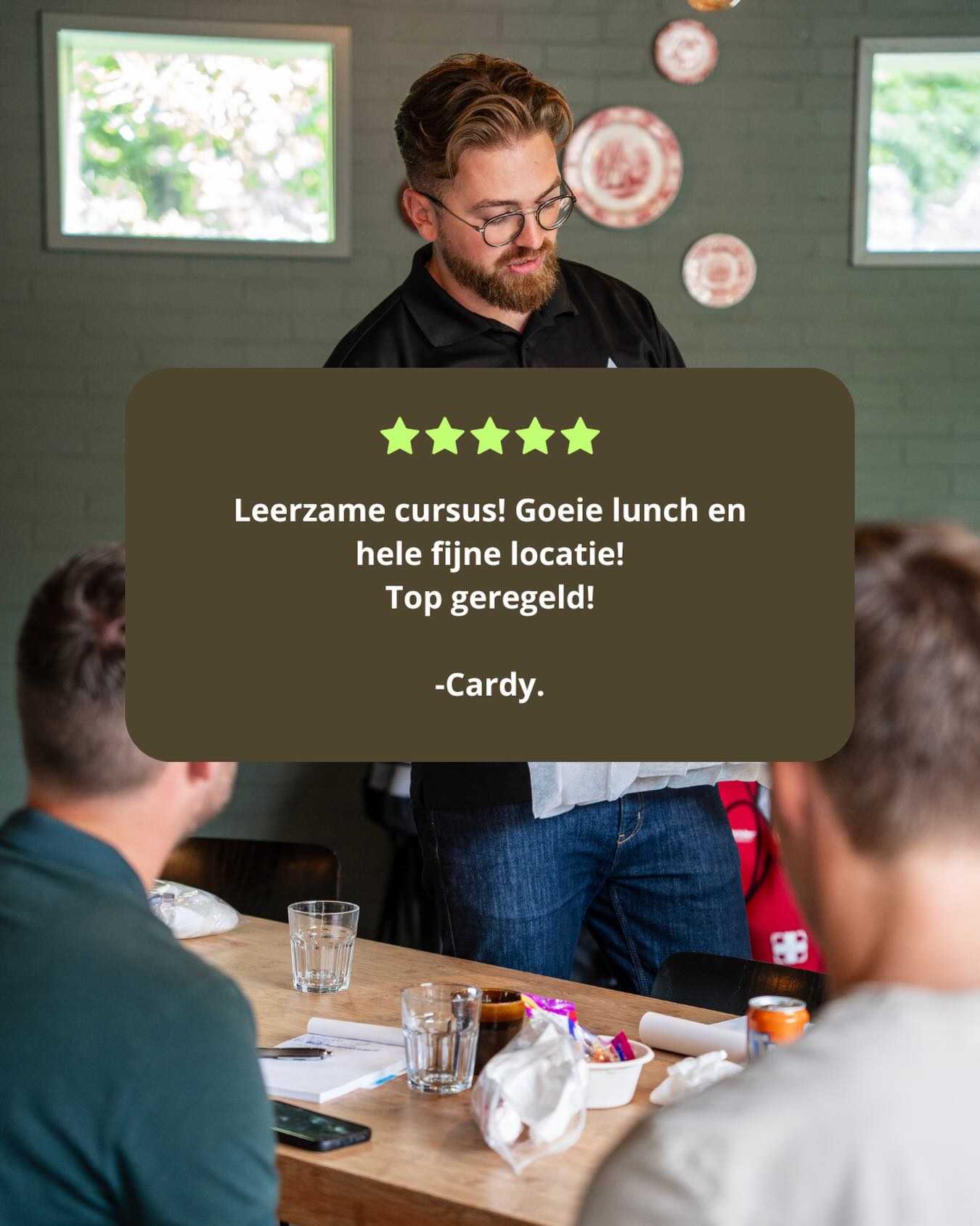 Bij BHV Point gaat het om meer dan gewoon een BHV cursus: een inspirerende locatie, lekkere
lunch en alles perfect geregeld. Bij een goede cursus moet ook alles er om heen goed voor elkaar zijn!
Jouw team ook een top geregelde BHV cursus?
#BHV #Bedrijfshulpverlening #Veiligheid #EHBO #Teamtraining BHVpoint