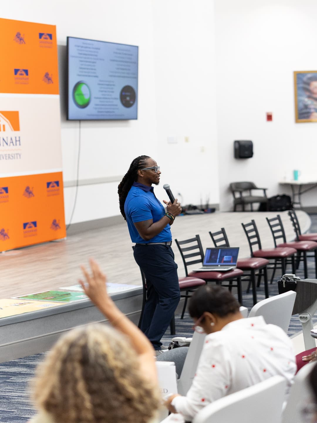 Training 100+ Chatham County School Counselors on implementation of REBT with comprehensive tools, tips, and insights for the 2025-2026 school year across the academic cohort to aid in self efficacy for K-12th Grade students. #MentalHealth #Savannah #Workshop #SchoolCounselors #ChathamCounty #Trainer #REBT #Therapy #BlackMaleTherapist #Speaker #SCCPSS #LiveBetterNow