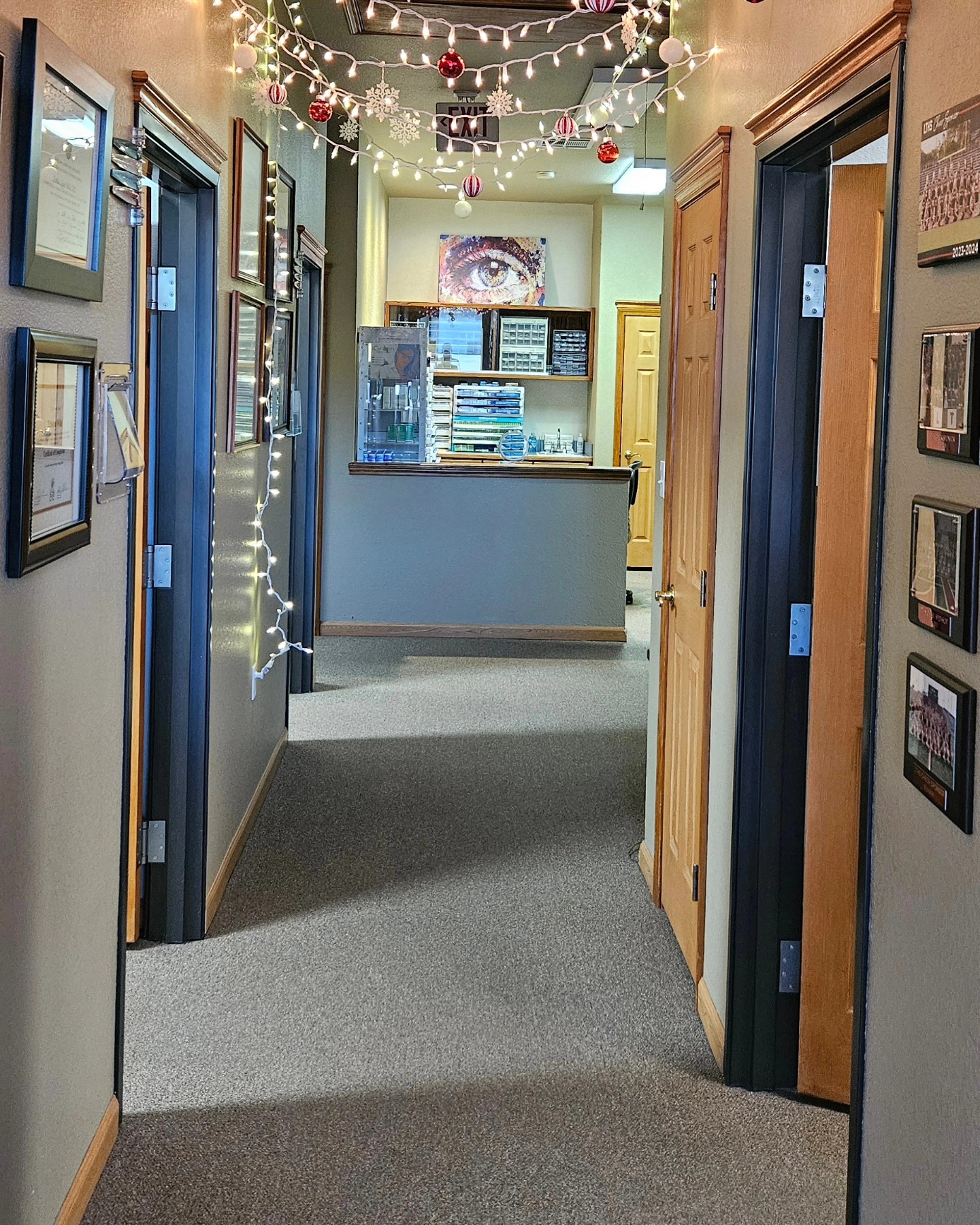 Not only did Fred make it back this year but he worked with Kaylee to make the office look amazing! Thanks guys!