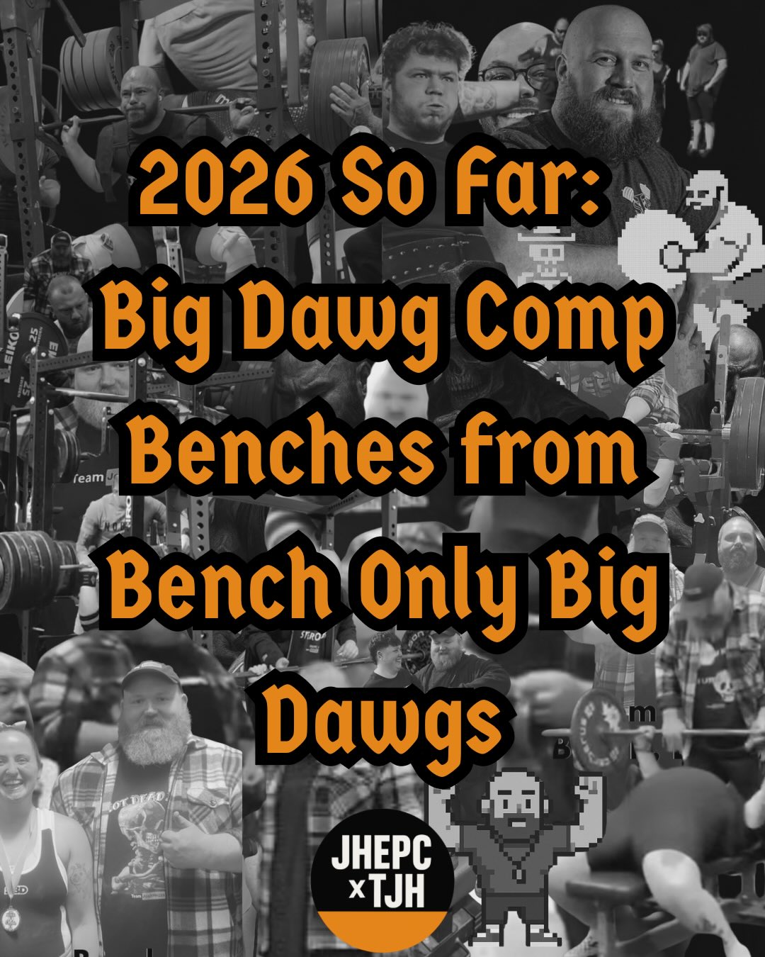 I don’t normally like to do these sorts of posts (I know a lot of coaches do) but I feel like really what you are doing in this situation is taking a lot of credit for other peoples hard work.
This does however for me act as a bit of a proof concept for bench only coaching - which still now people are a bit like ‘oh I didn’t realise that was a thing’
Not even three months into 2026 and have big bench only performance already with a lot more to come from these guys (all already invited to their respective Fed’s nationals) and everyone else I work with for Bench Only
So WRPF UK British Junior Record for @fppt_strength
And then big bench’s from @connor.jp and @lukevsbarbell this past weekend.
Like I say like these guys put in all the work and come back from stresses and injuries and crash outs BUT it’s nice to feel like the concept of Bench Only coaching has very much proven itself and gone from strength to strength
Also it’s just funny to say big dawg a lot - see you all at BPU Brits & WRPF Nationals
So there were a few meets from the end of 2025 that I haven’t included because I’m doing this as only this year…this is also purely bench only gang not people’s bench’s who were doing full power etc
Also there’s no like bench coaching call to action sometimes it’s just nice to shout people out