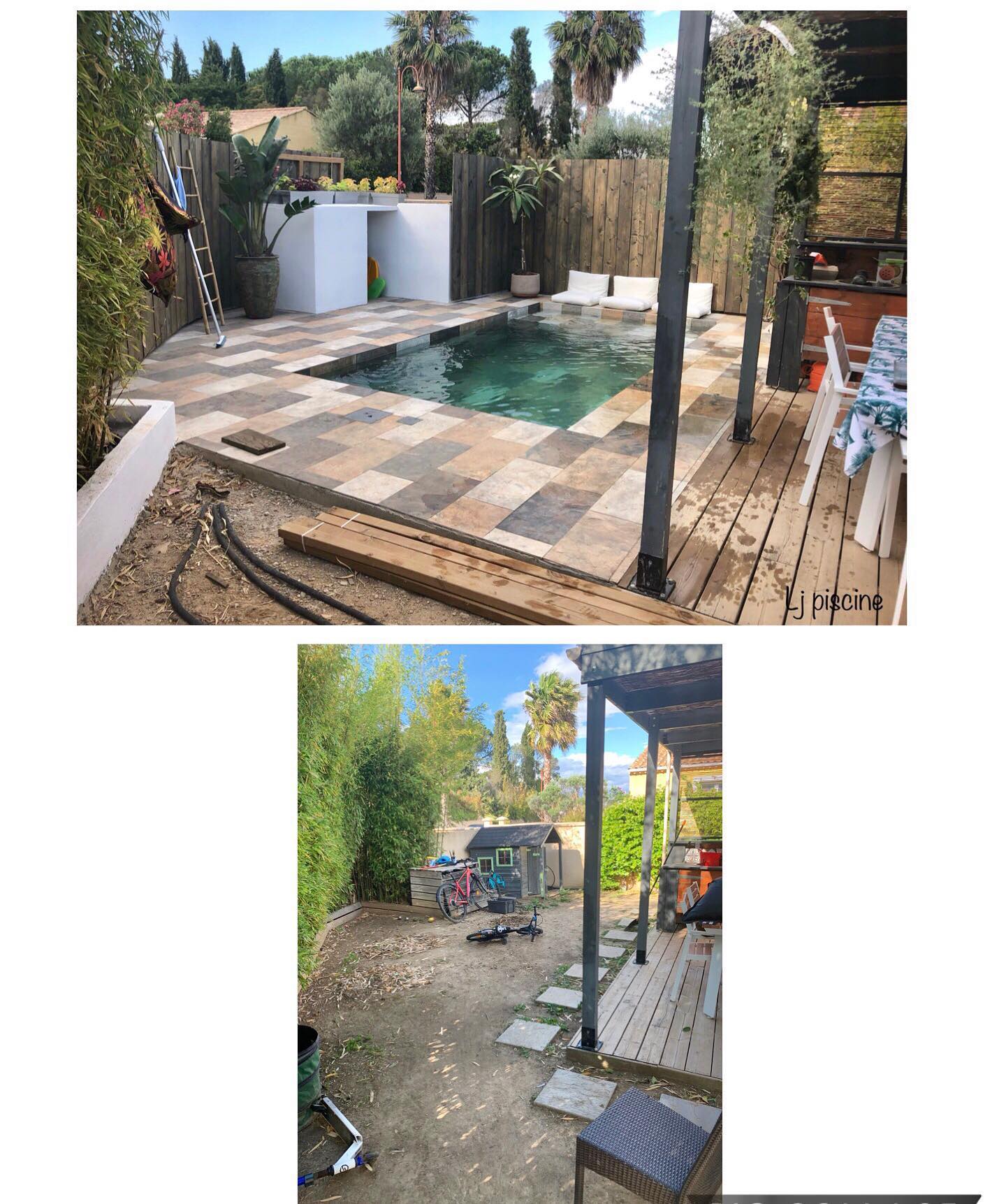 👉Construction piscine 5.50 x 2.50 avec plagette + terrasse de 20 m2 carrelage style Bali 😍
⏰ Votre alarme piscine d’une valeur de de 209e offert pour chaque devis signé 🤫
Durée limitée !!!
✅Variez votre style à la moindre envie ❗️
✅Résultat pro et garantie ❗️
Rendez-vous sur www.ljpiscine.com 🔥
#piscineconstruction constructionpiscine #piscine #instapiscine #stylebali #amenagementjardin #piscinisteavignon